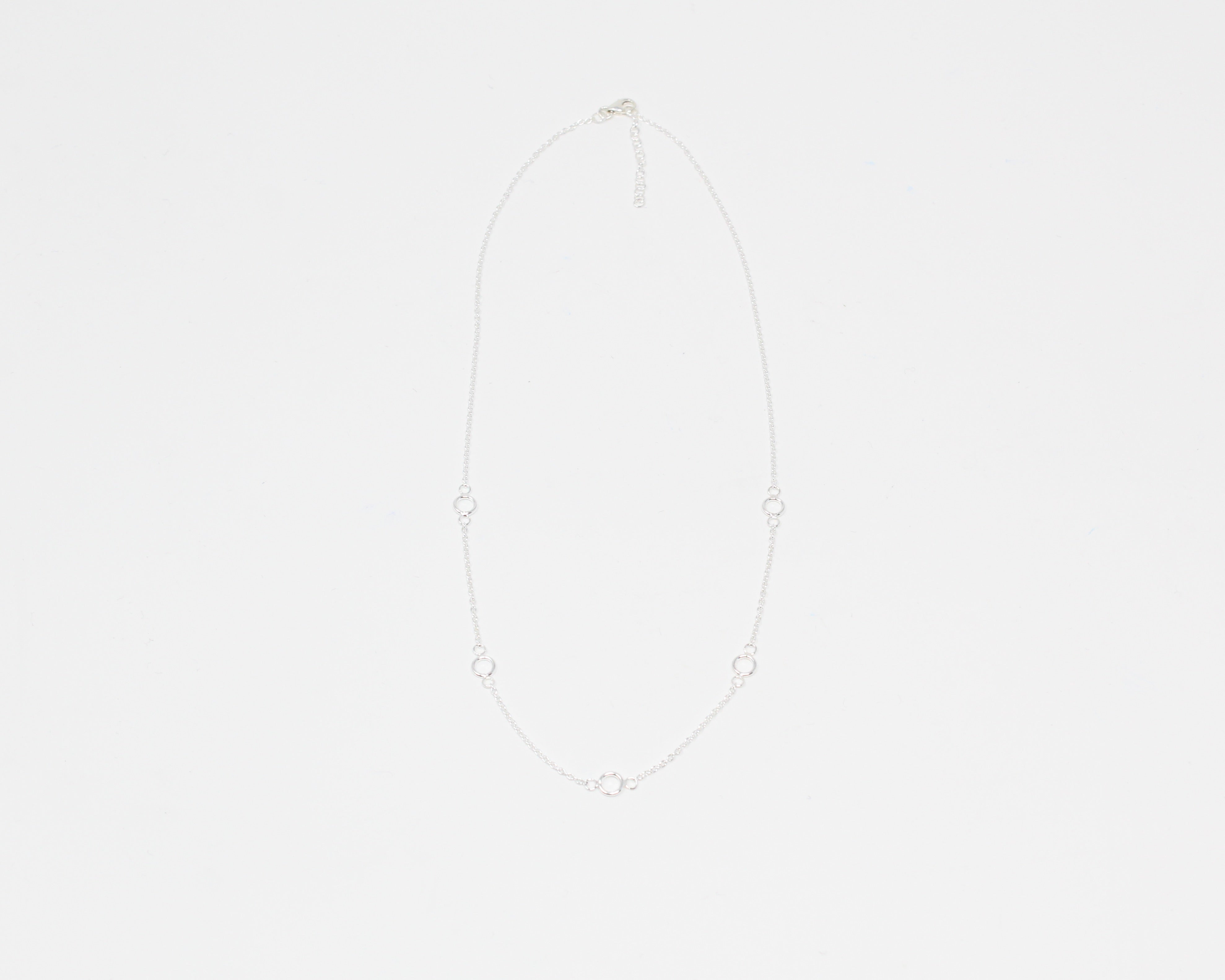 BULLE, collier argent sterling.
