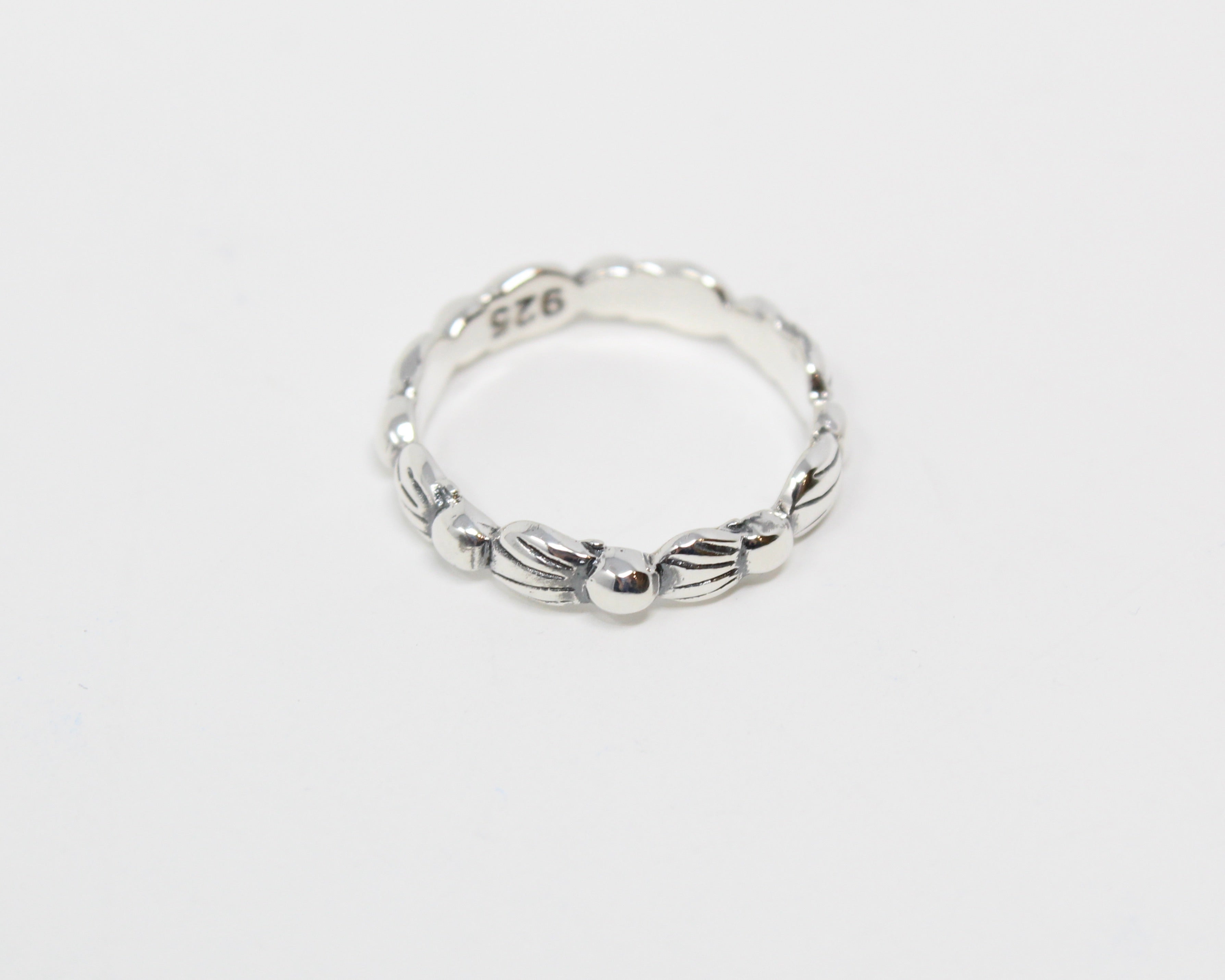 NAUTILE, bague argent sterling.