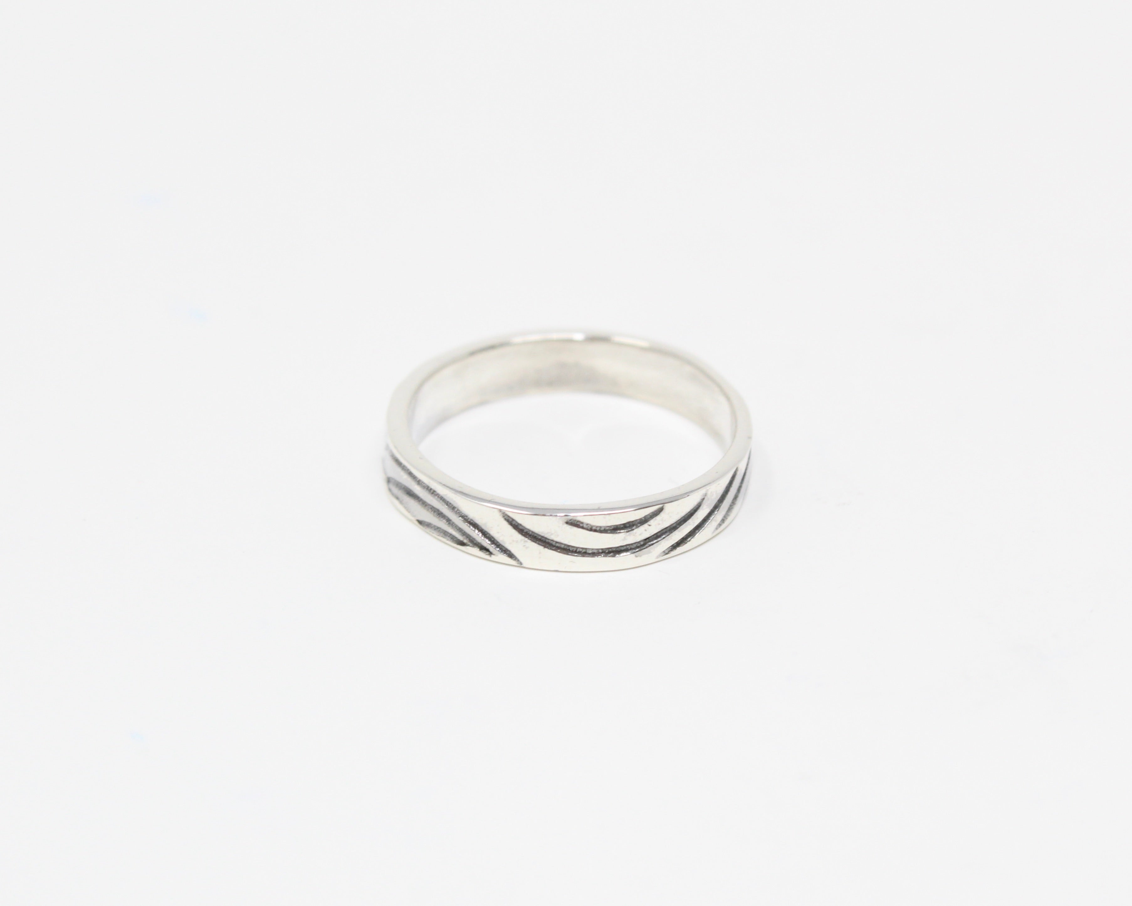 FLUIDE, bague argent sterling.