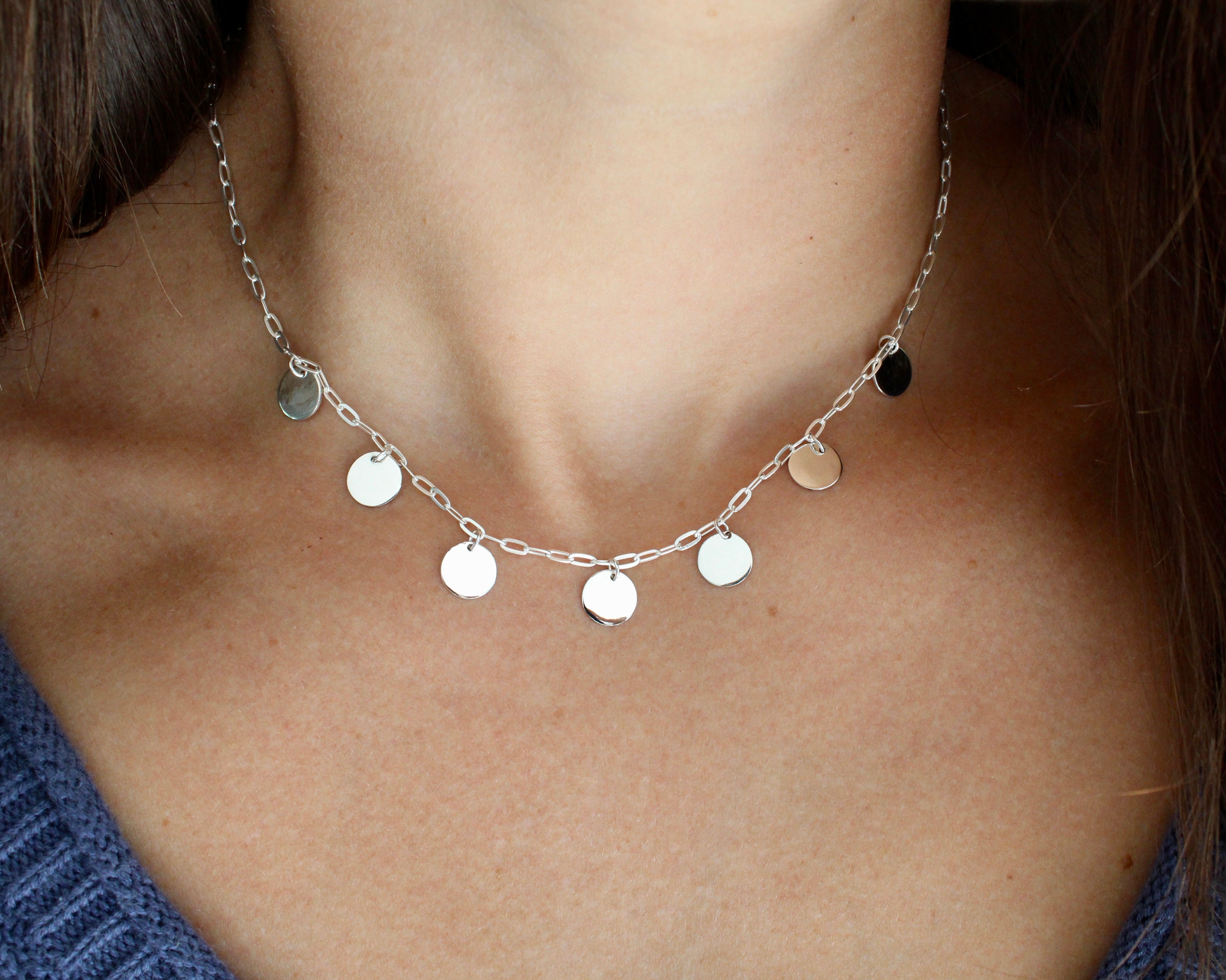 ZÉNITH, collier argent sterling.