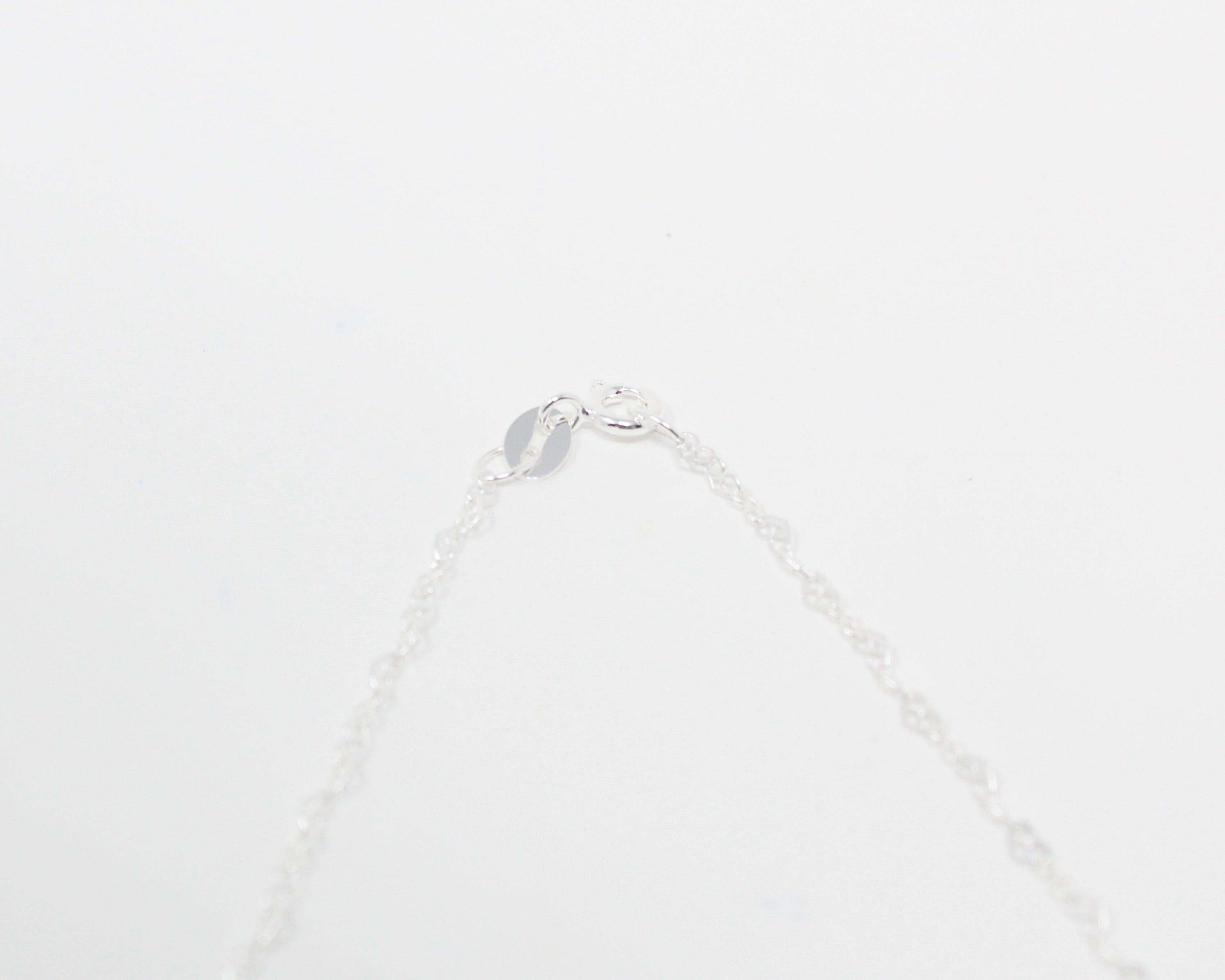 COEUR, chaine argent sterling.