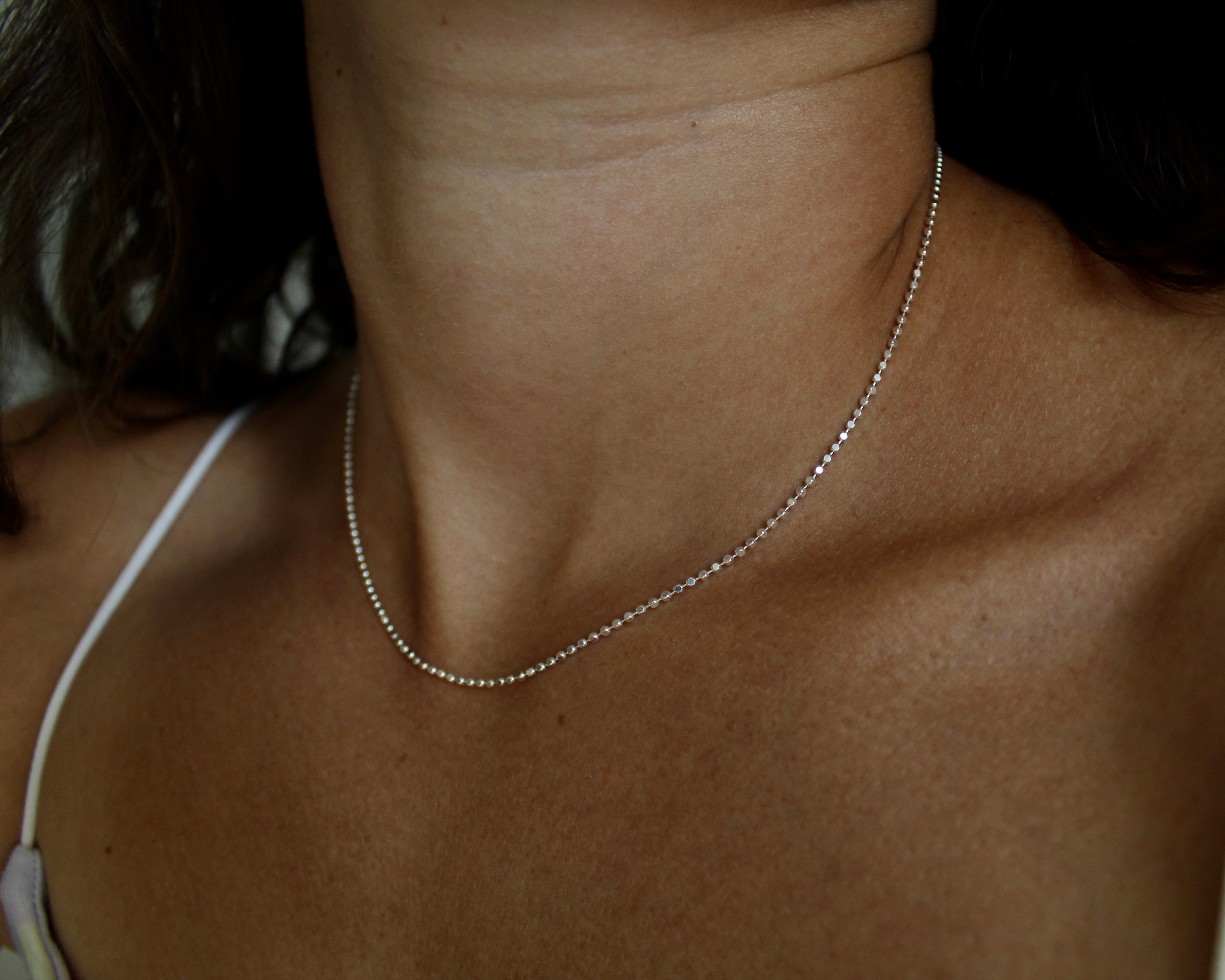 NOVA, chaine en argent sterling.