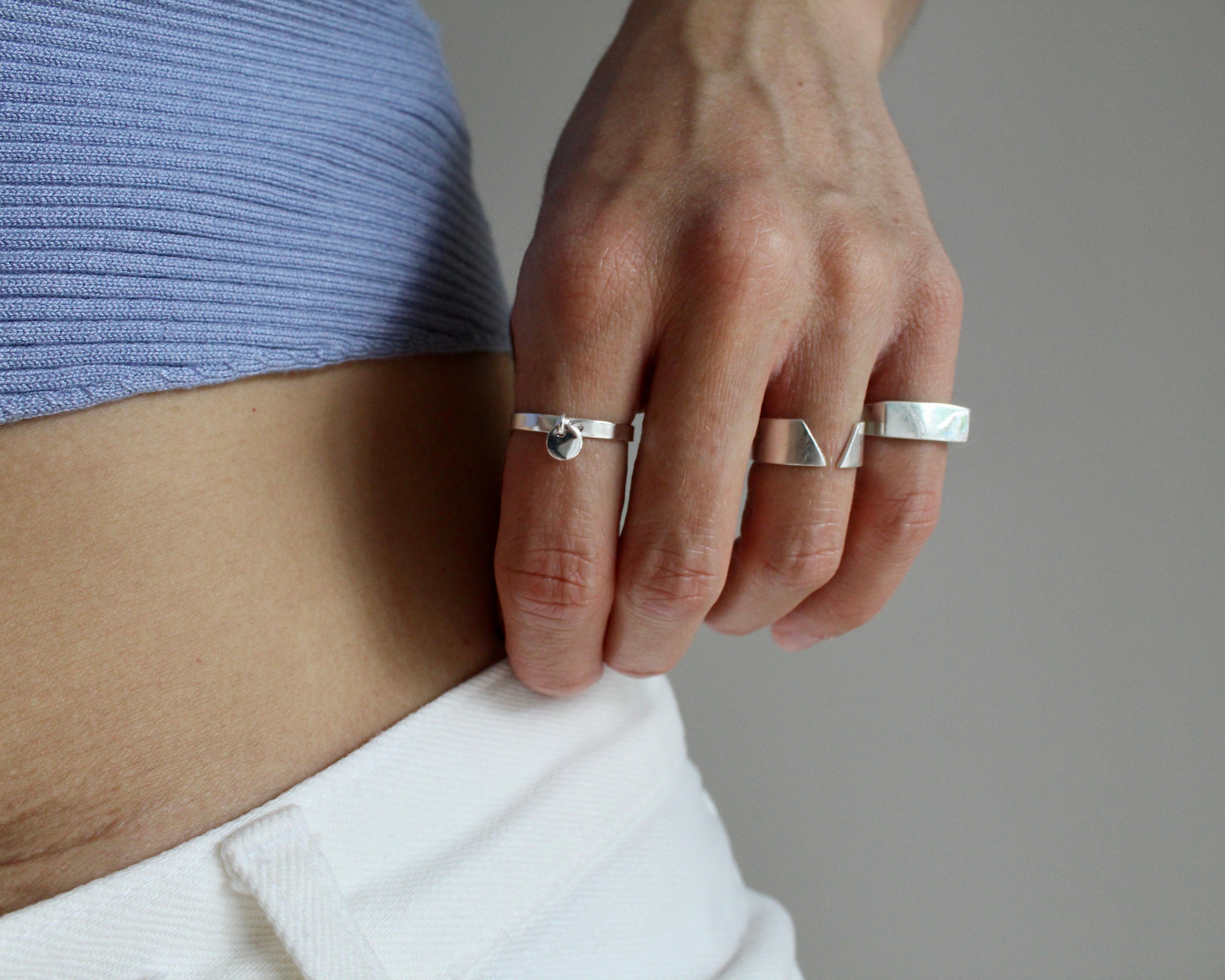 EMMA, bague argent sterling.