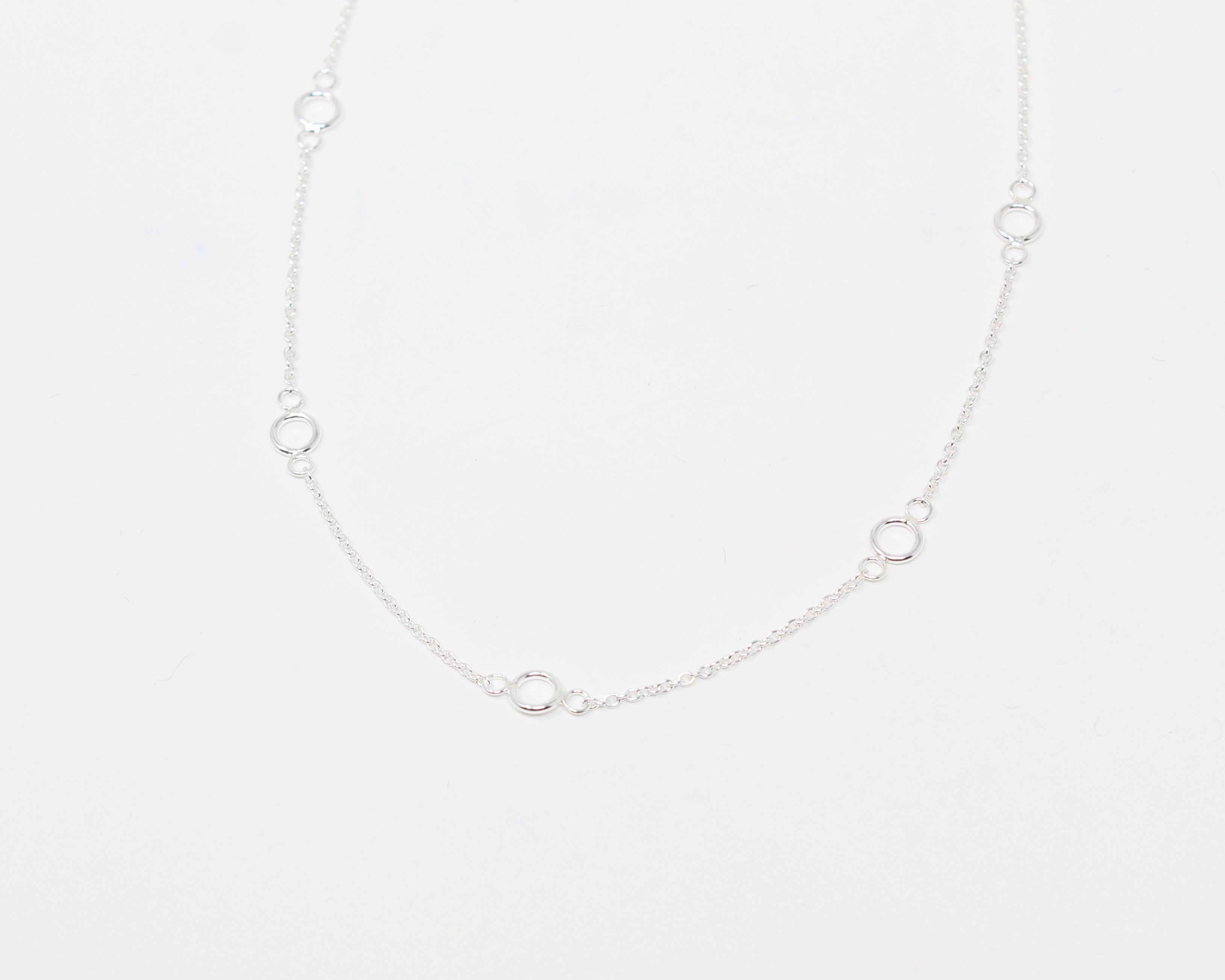 BULLE, collier argent sterling.