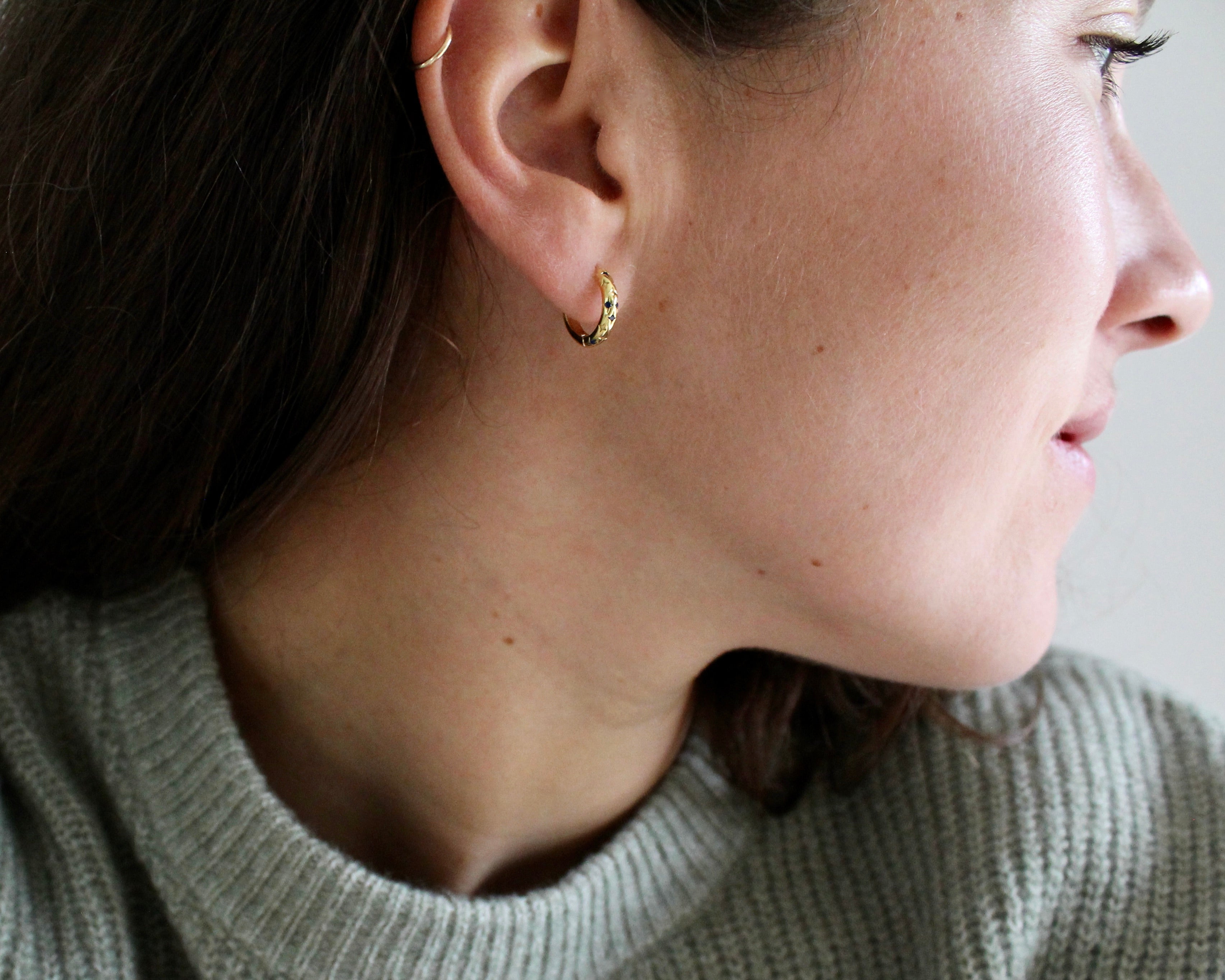 THÉA anneaux, or vermeil.