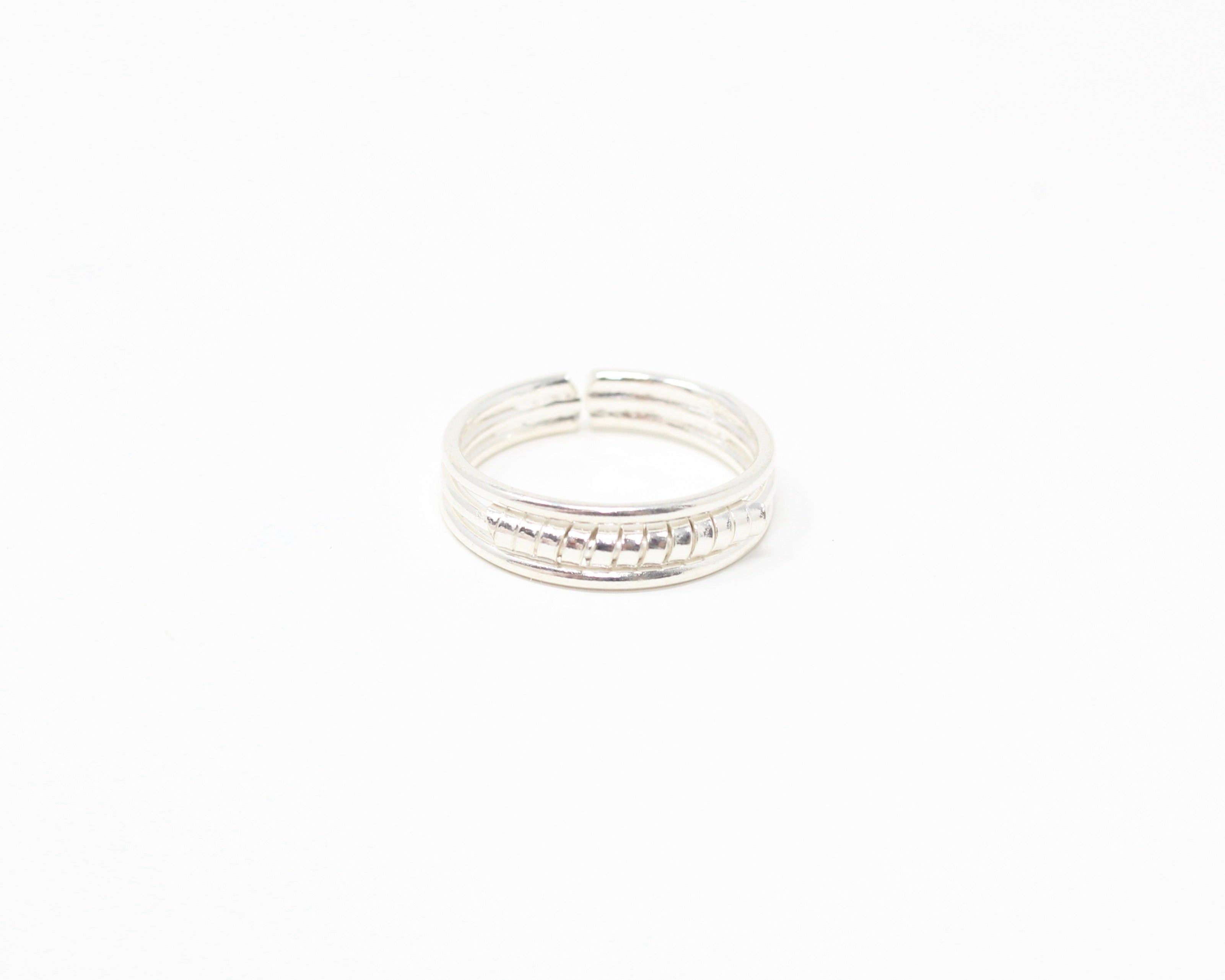 MIMI, bague orteil en argent sterling.