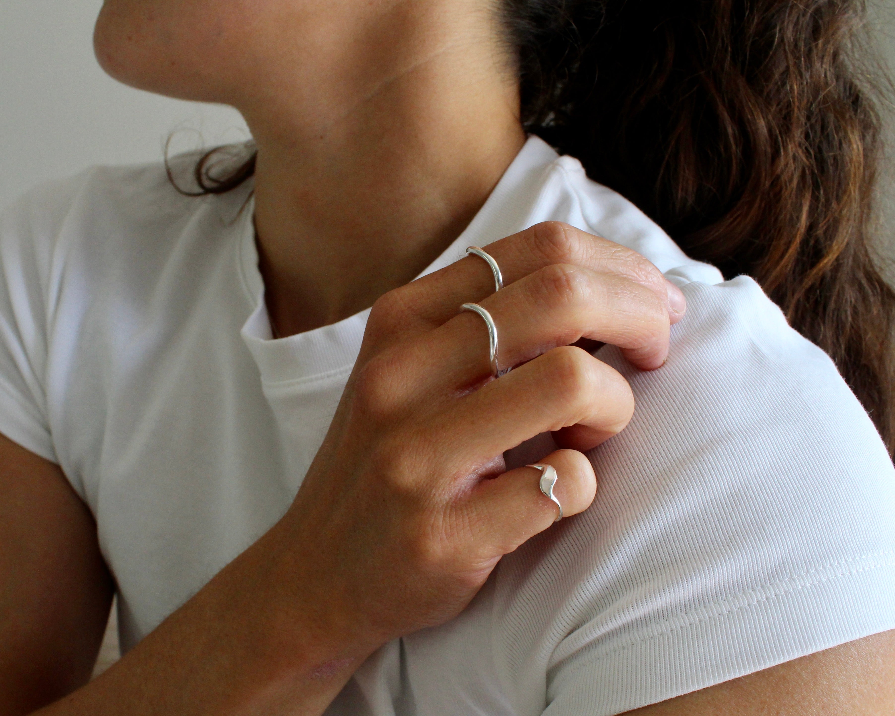 KIM, bague argent sterling.