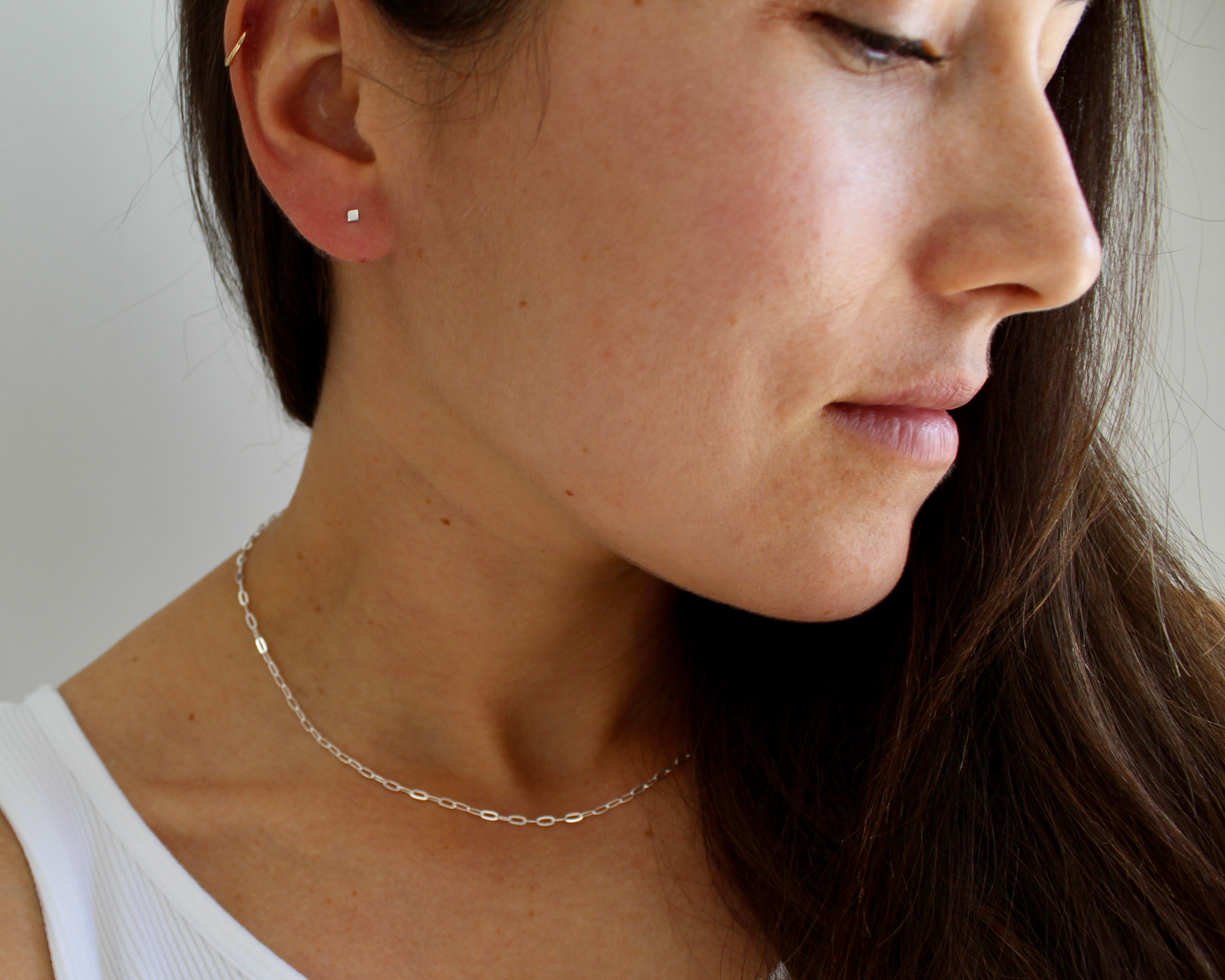 STELLA, boucle d'oreille argent sterling.