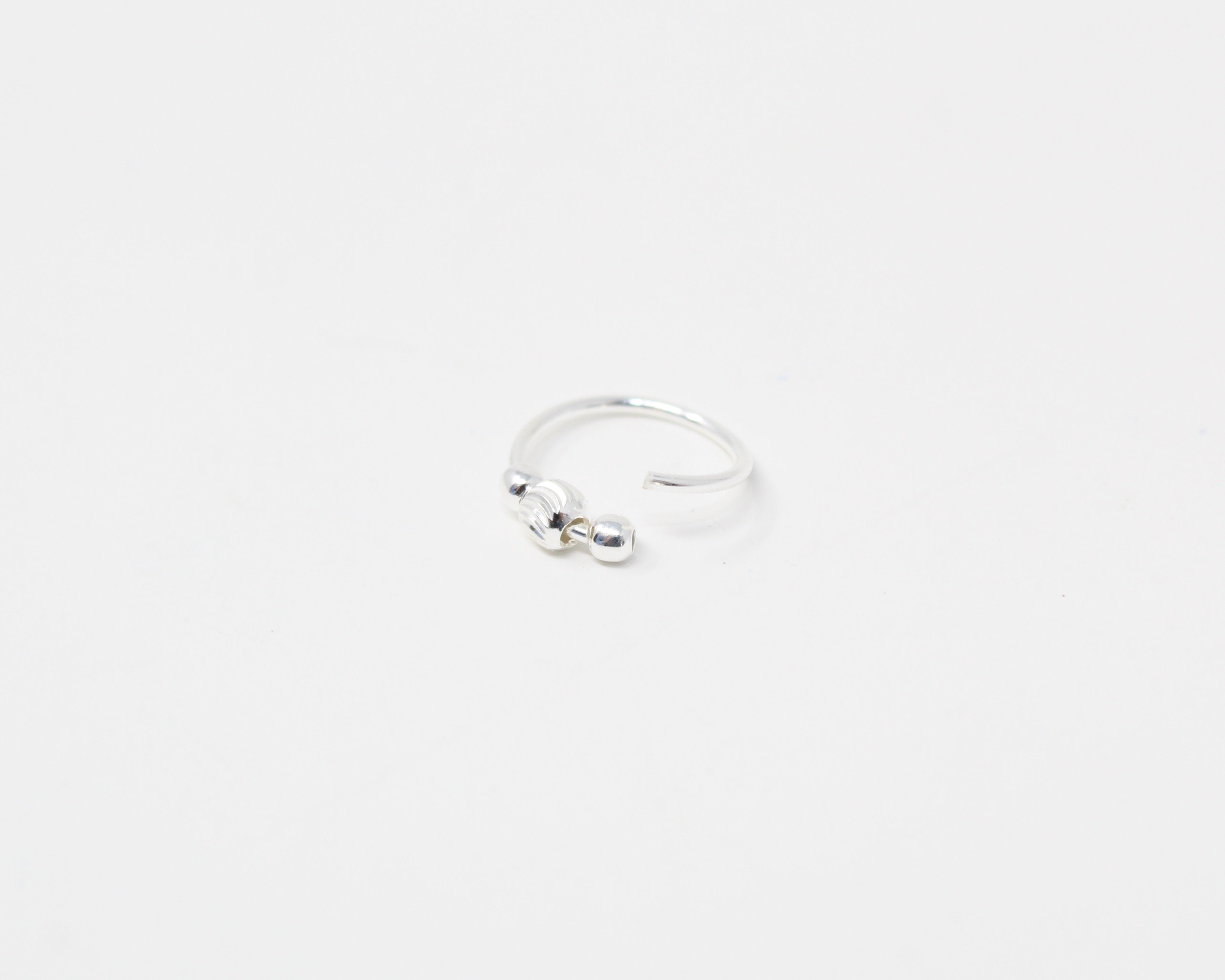 RAUM, anneaux argent sterling.