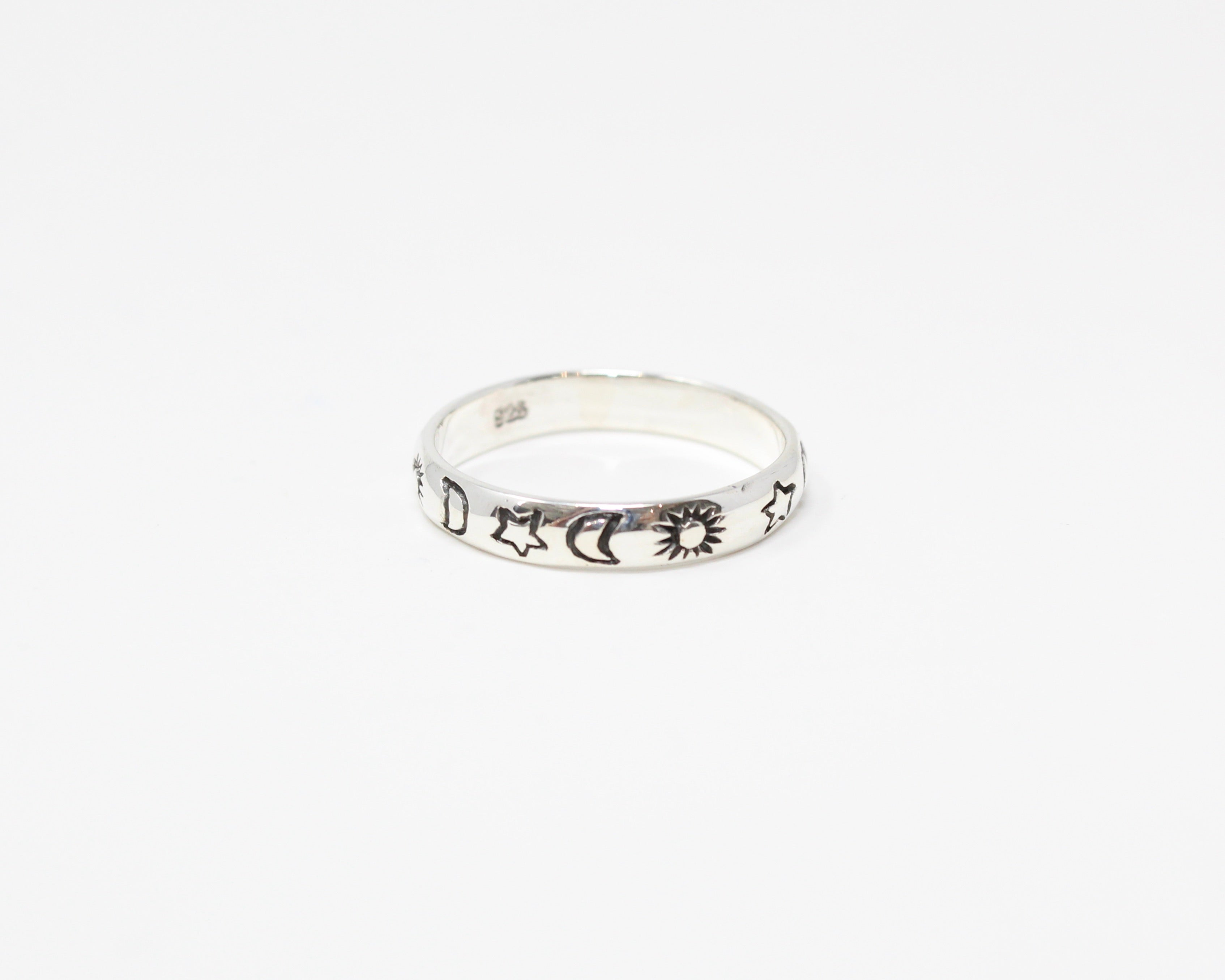 GALAXIE, bague argent sterling.