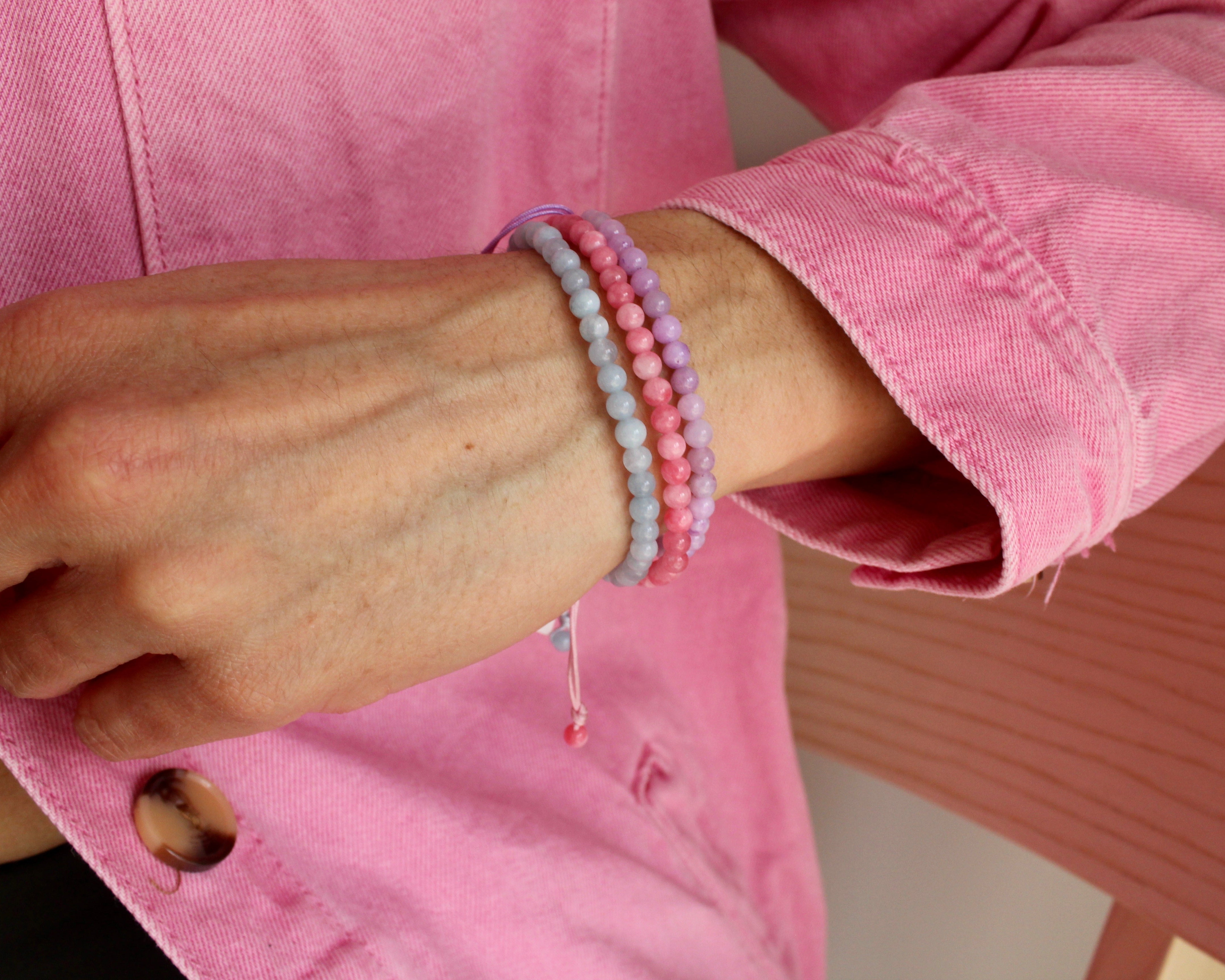 VIVA, bracelet pierre semi-précieuse.
