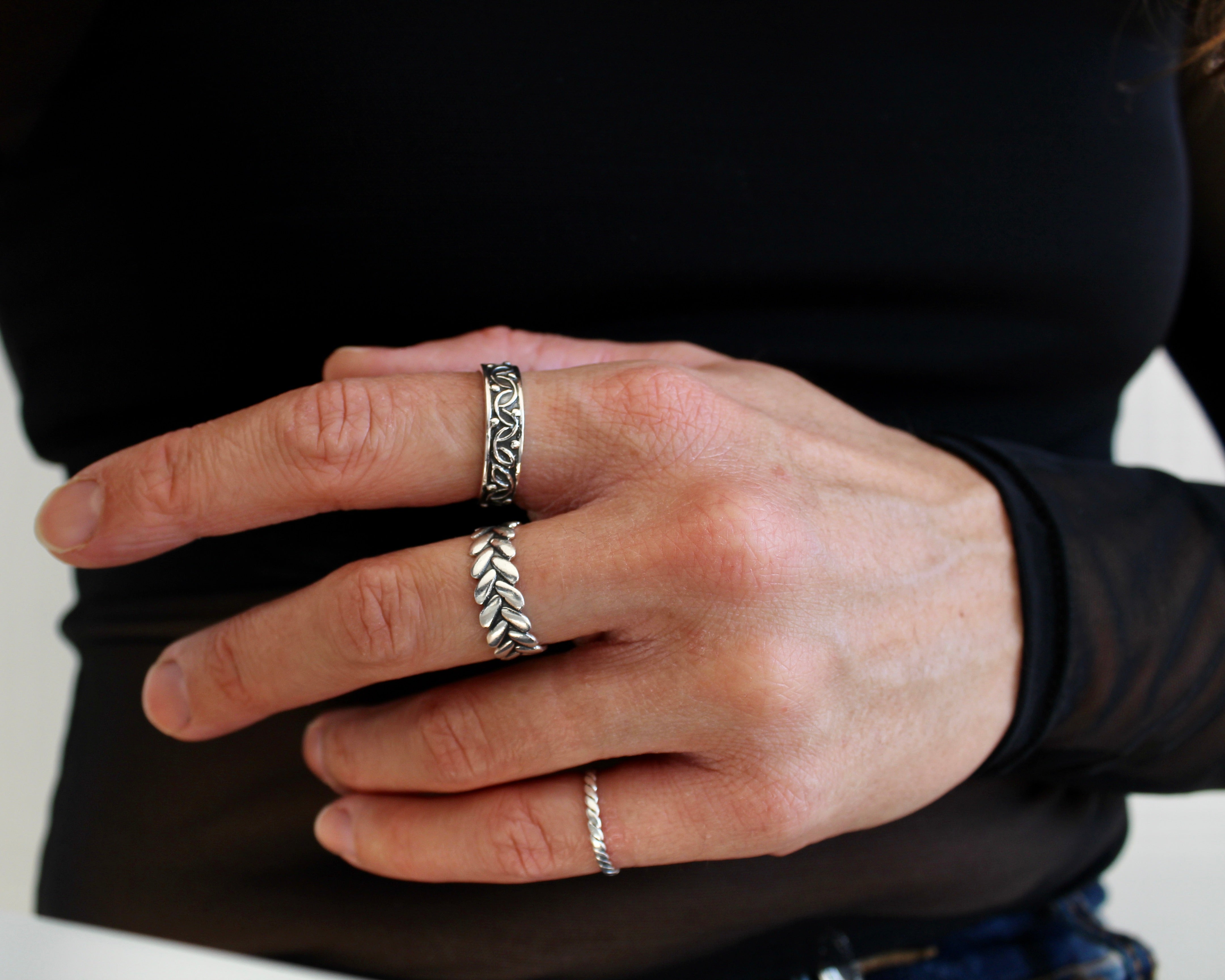 ERRA, bague argent sterling.