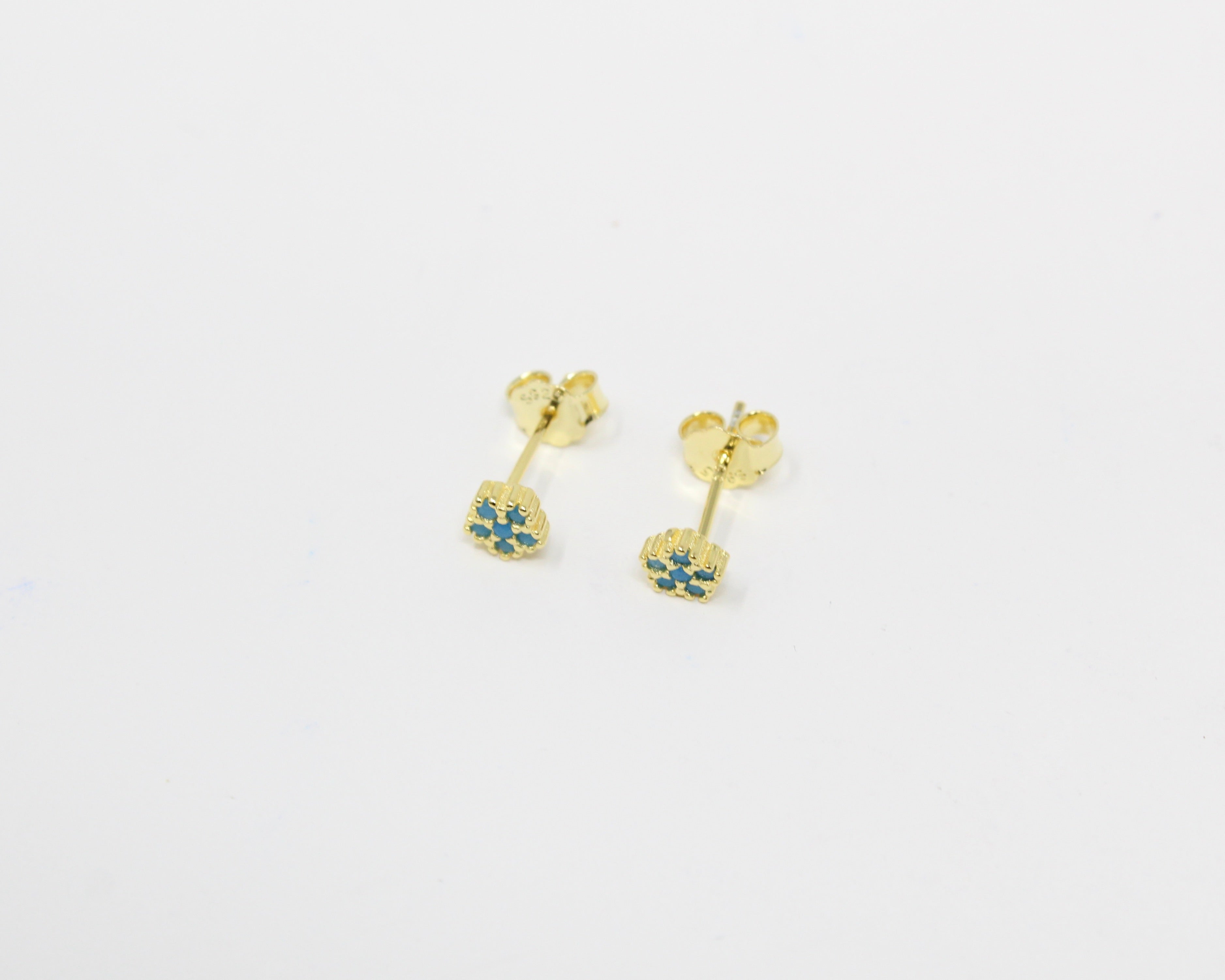 DORAD, boucles d'oreilles or vermeil. Argent sterling plaqué or.