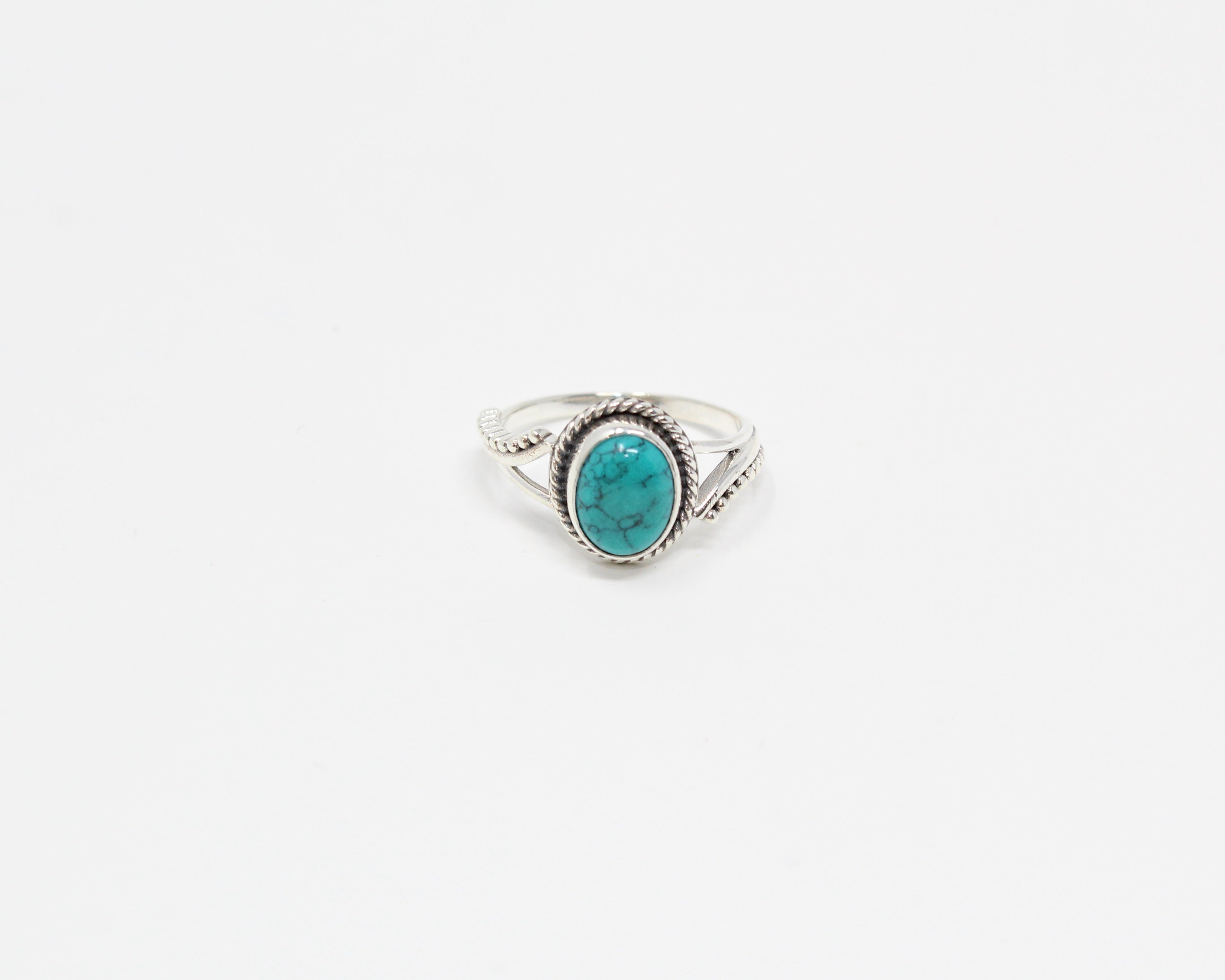 BONHEUR, bague argent sterling, turquoise.