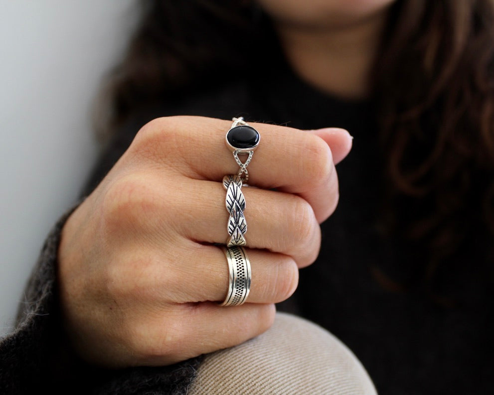 PALLA, bague argent sterling.