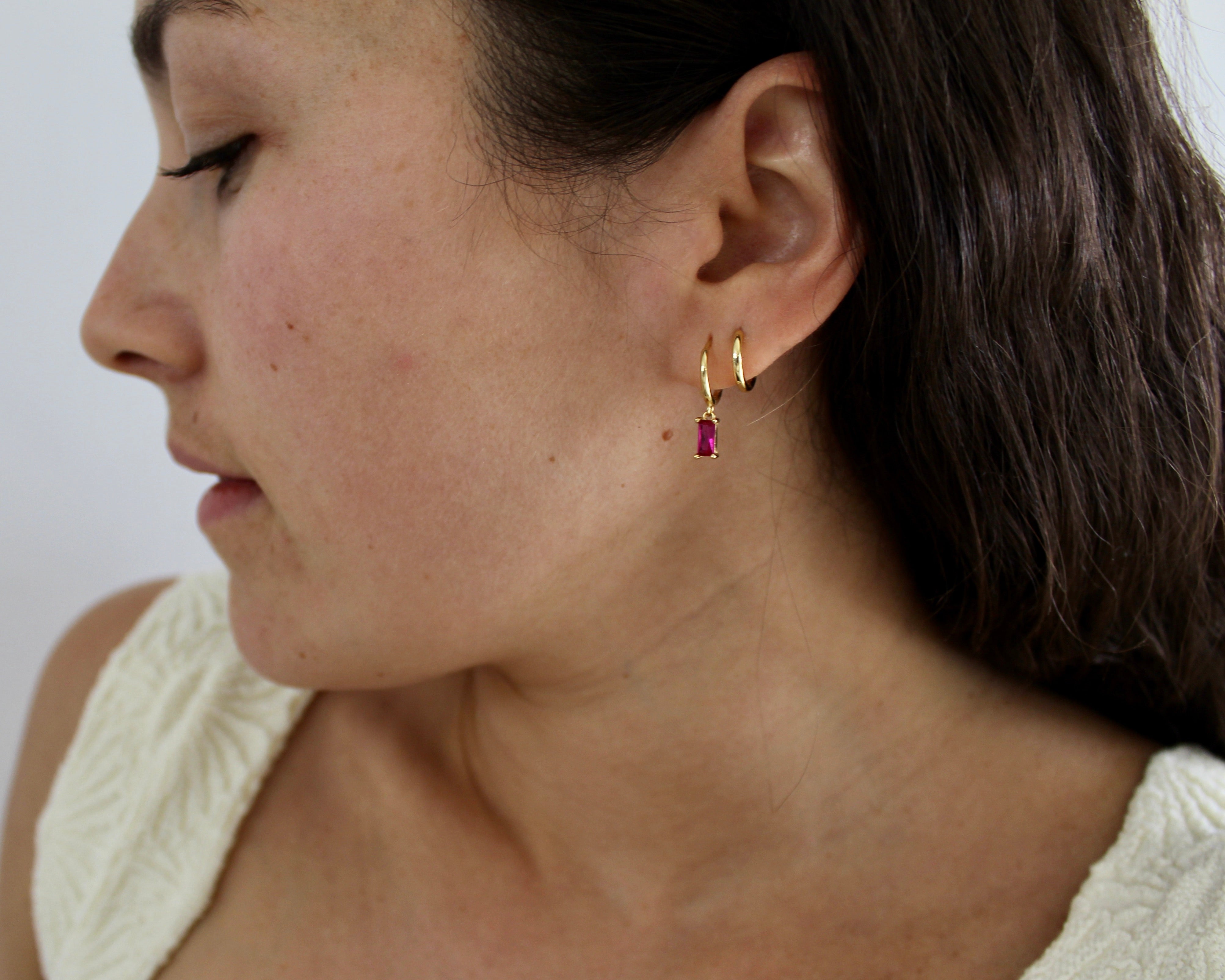 PRÉCIEUSE, boucles d'oreilles, or vermeil.