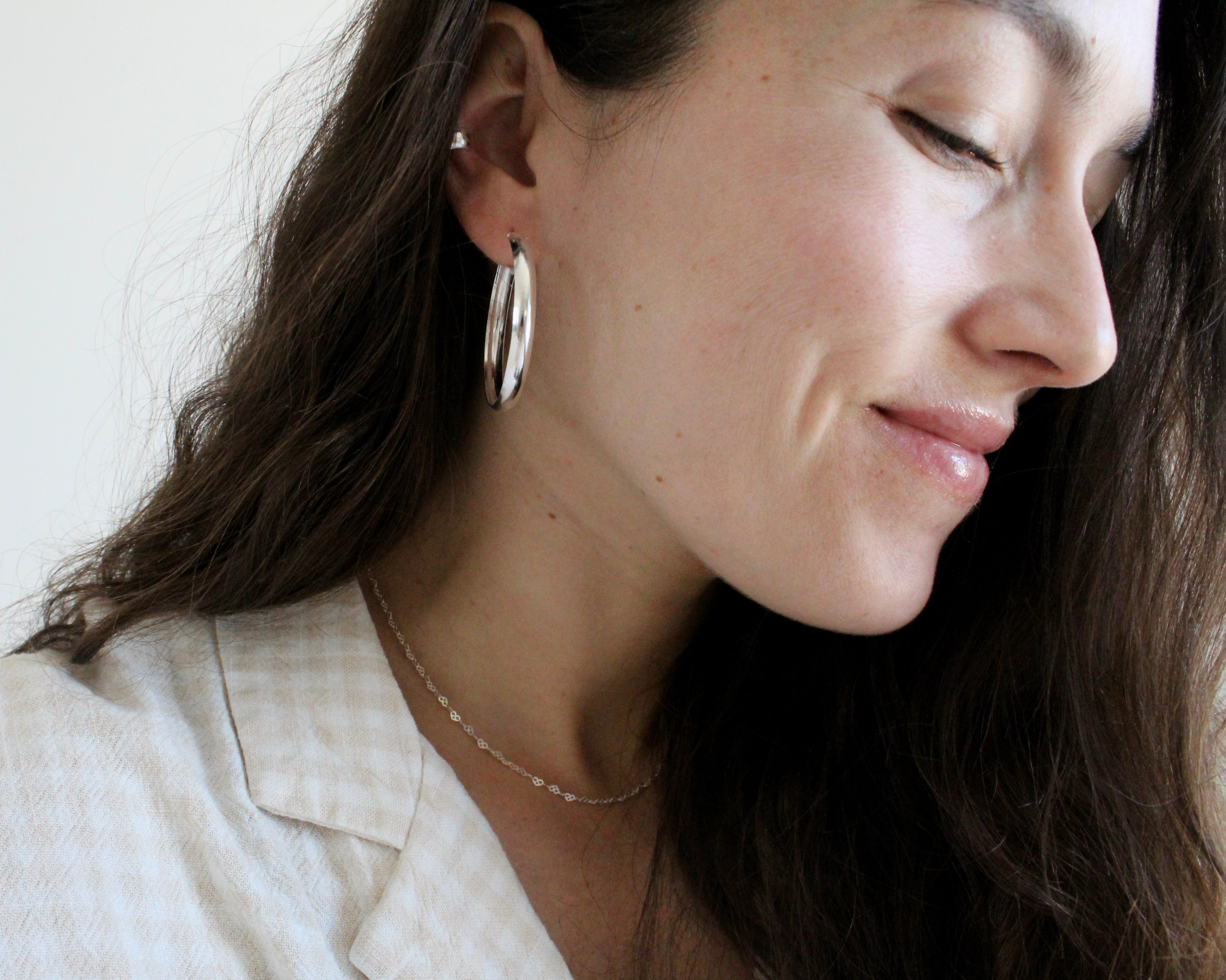 DALI, anneaux argent sterling.