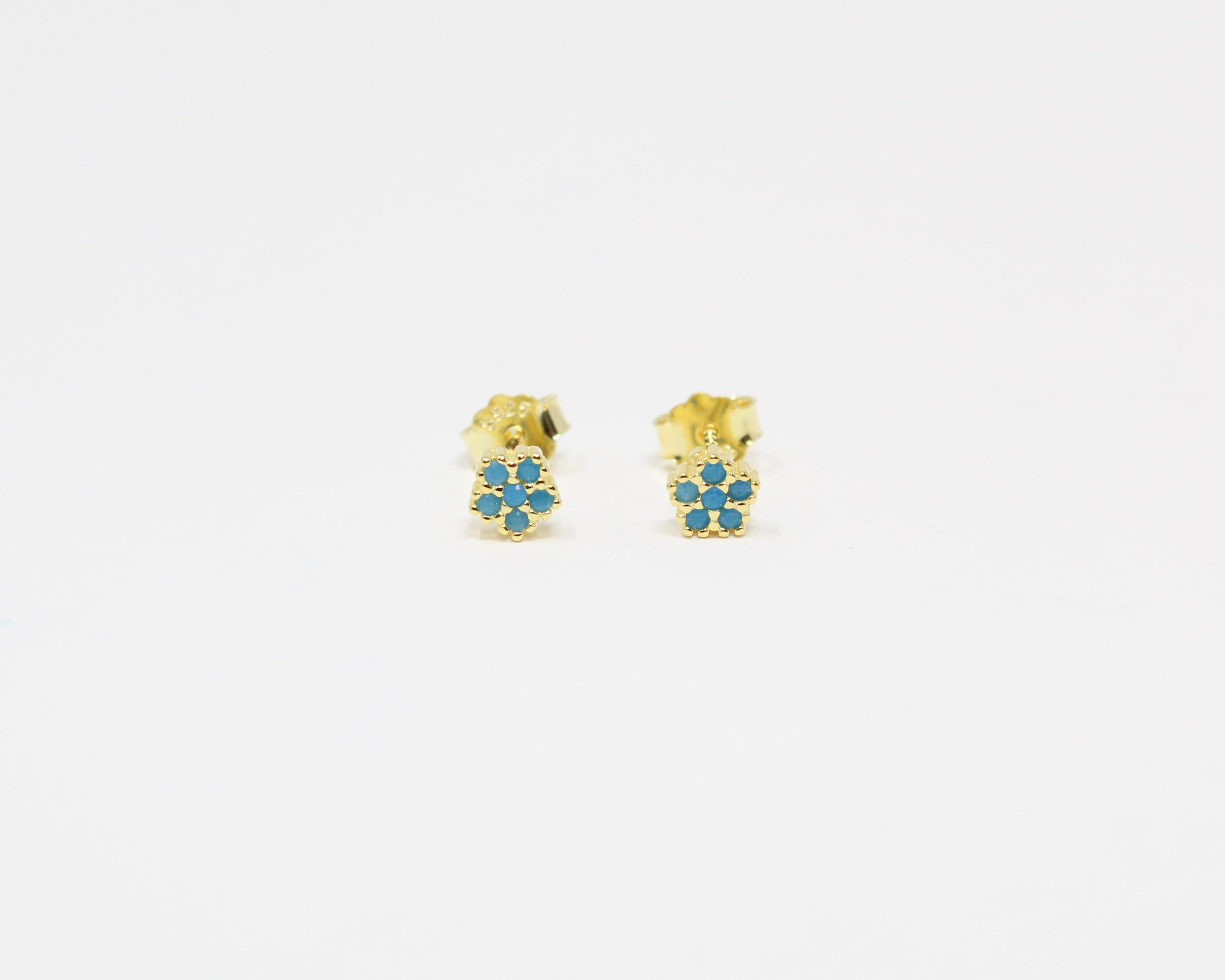 DORAD, boucles d'oreilles or vermeil. Argent sterling plaqué or.