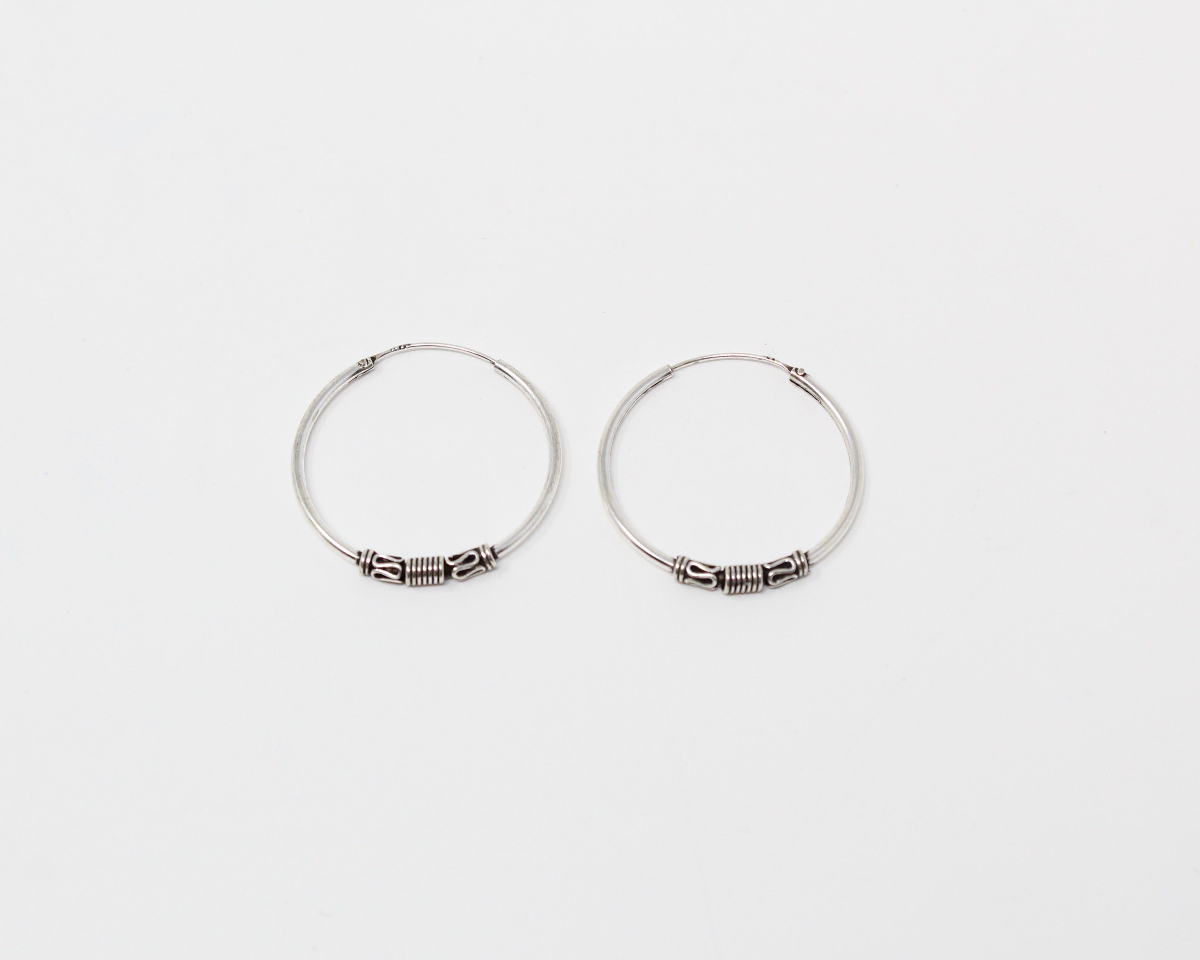 ELLIPSE, anneaux argent sterling.