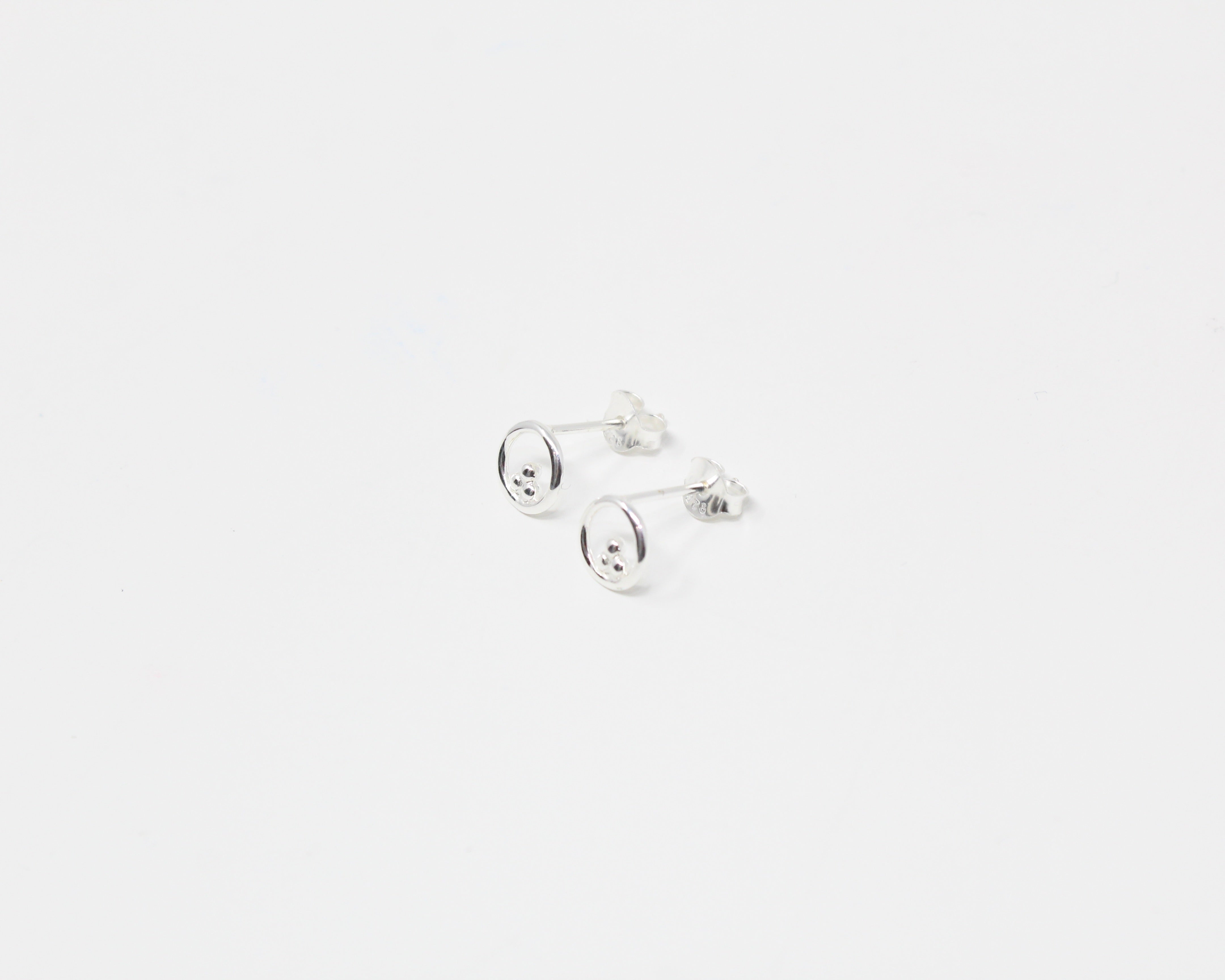 KHUM, boucles d'oreilles argent sterling.