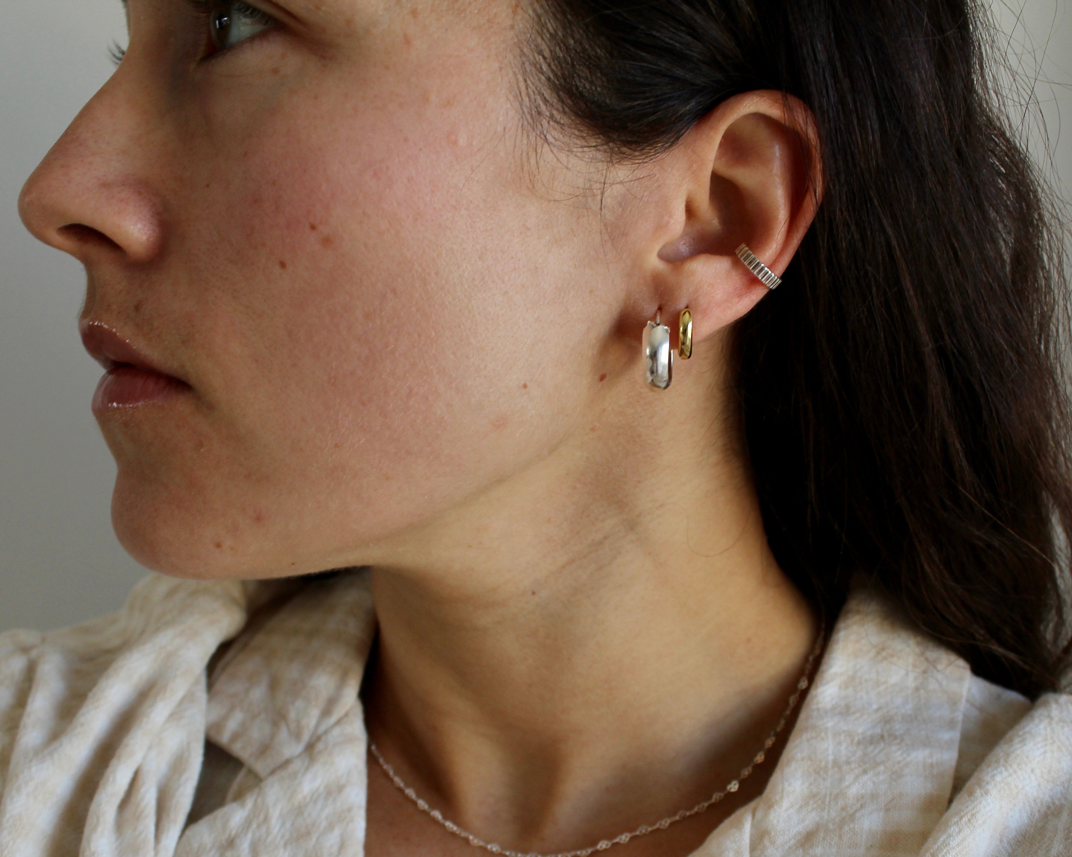 ALLIE, ear cuff, manchette d'oreille, argent sterling.