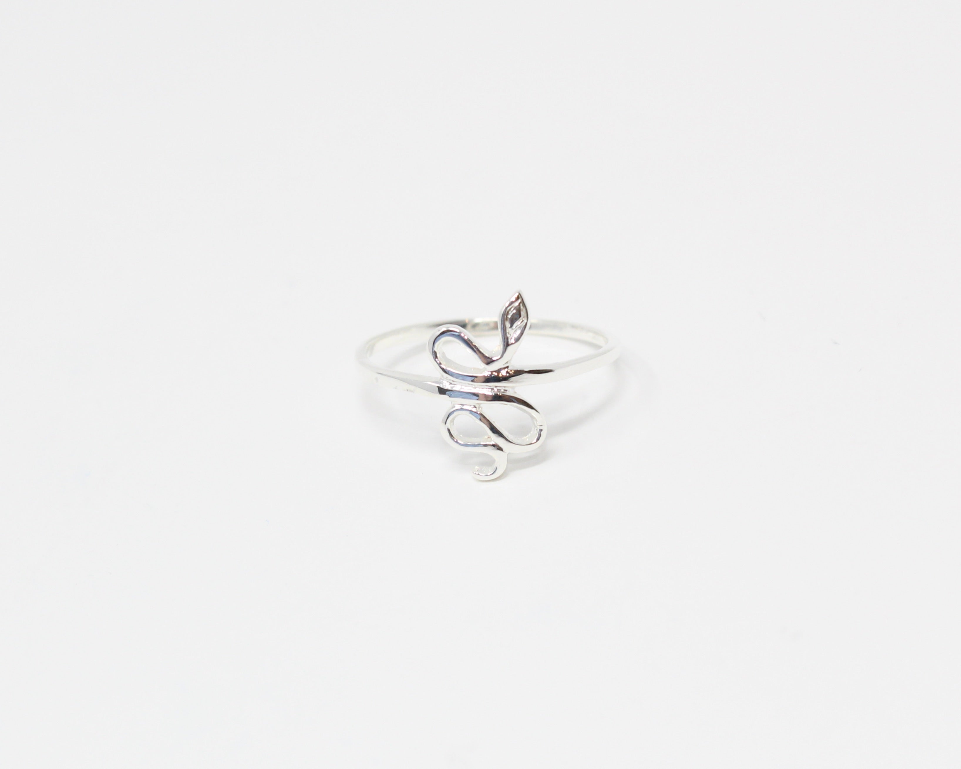 SERPENT, bague argent sterling.