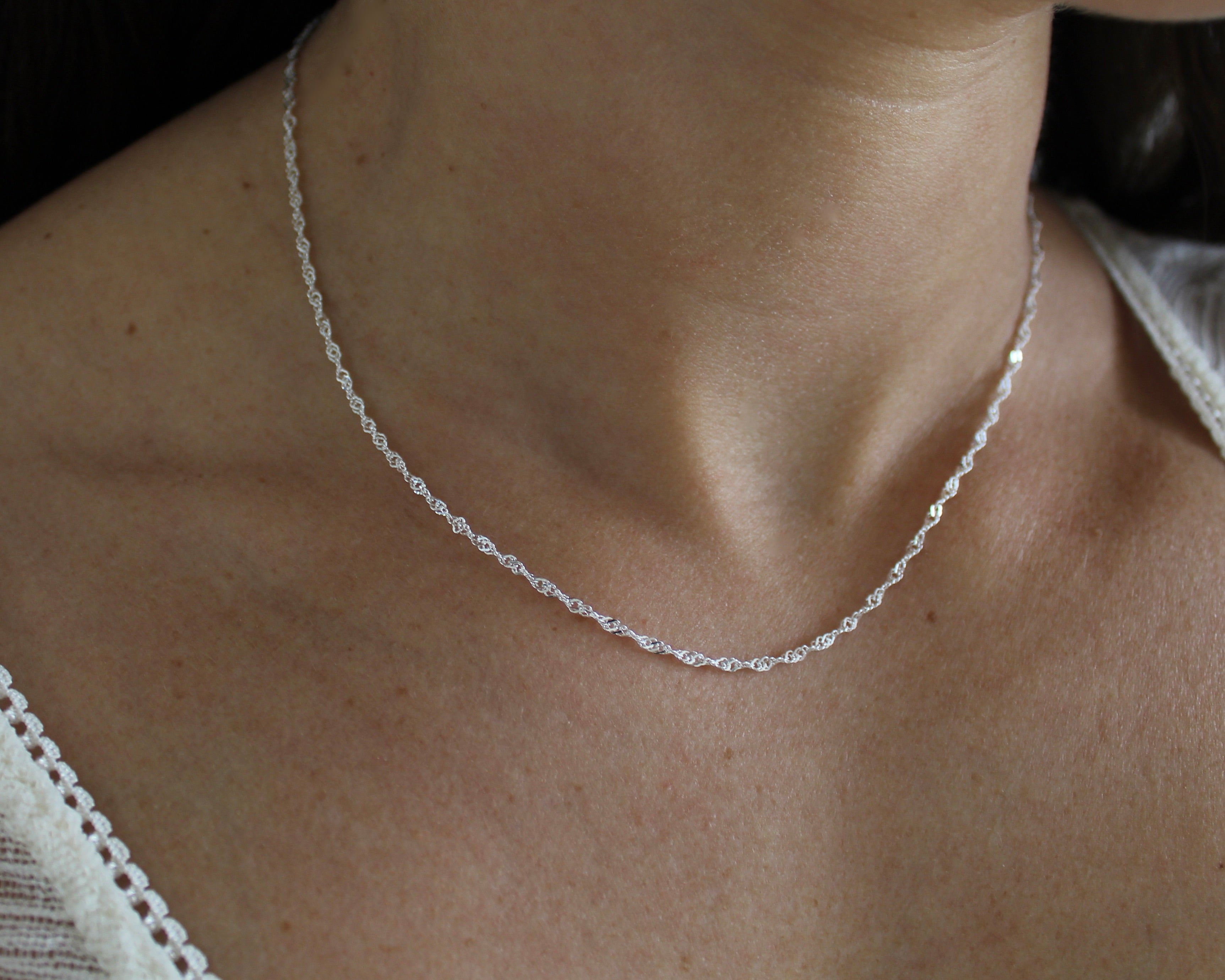 DIVINE, chaine argent sterling.