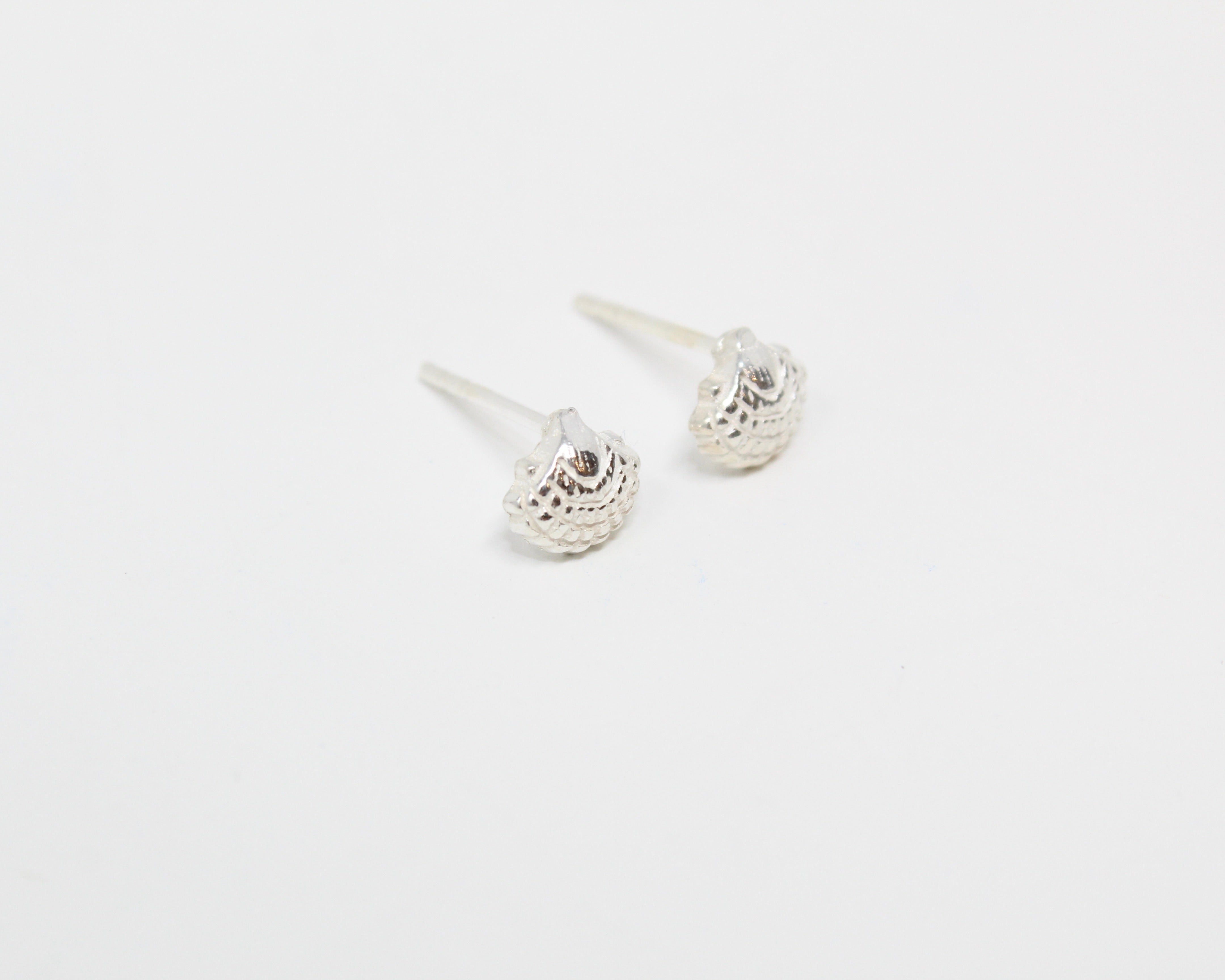 COQUE, boucles d'oreilles argent sterling.