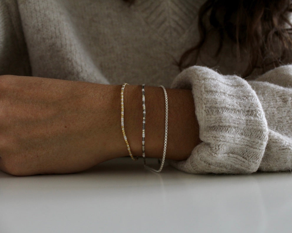 MARCELLE, bracelet argent sterling.