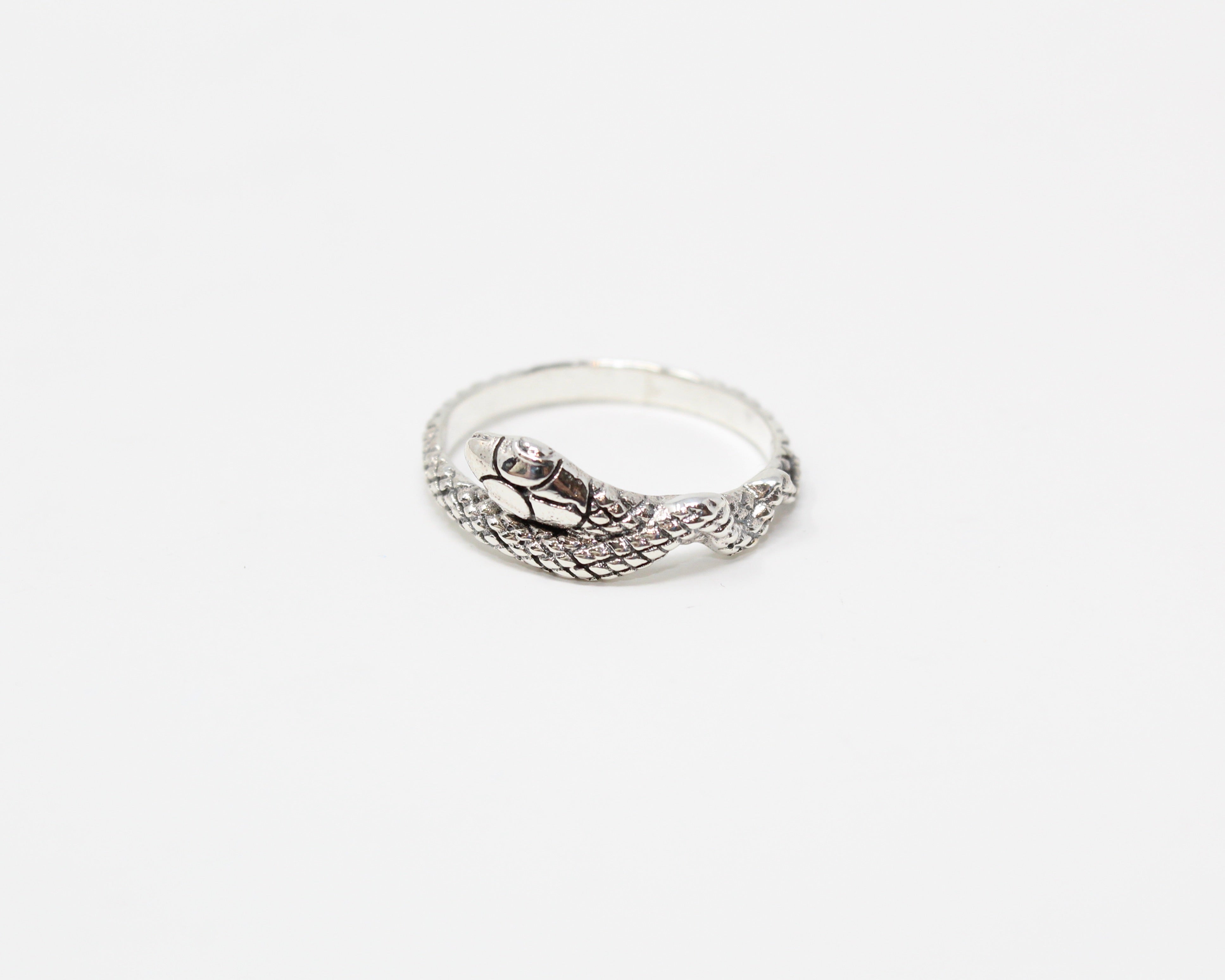 PYTHON, bague argent sterling.