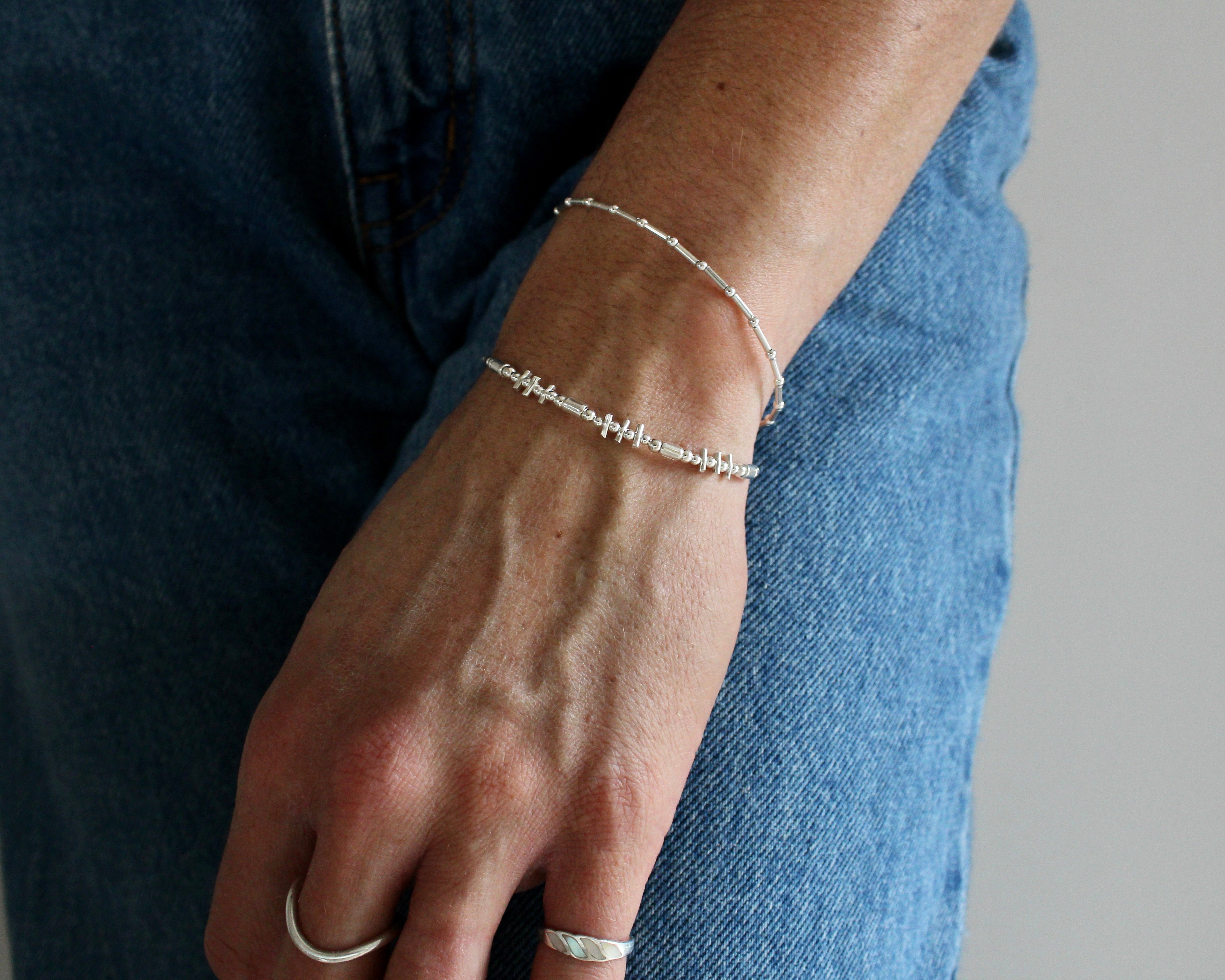 CHARLOTTE, bracelet argent sterling.
