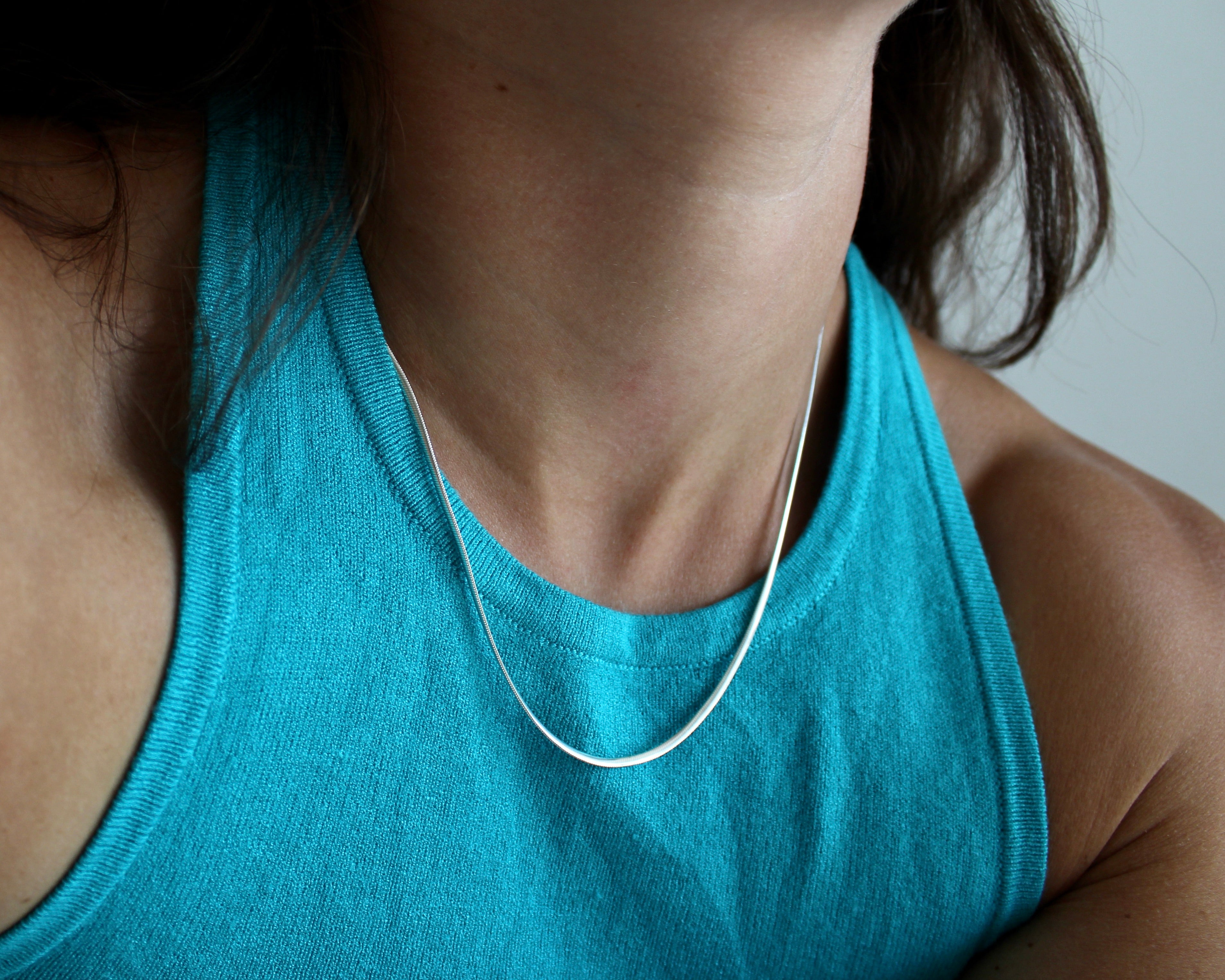 BILLIE, chaine argent sterling.