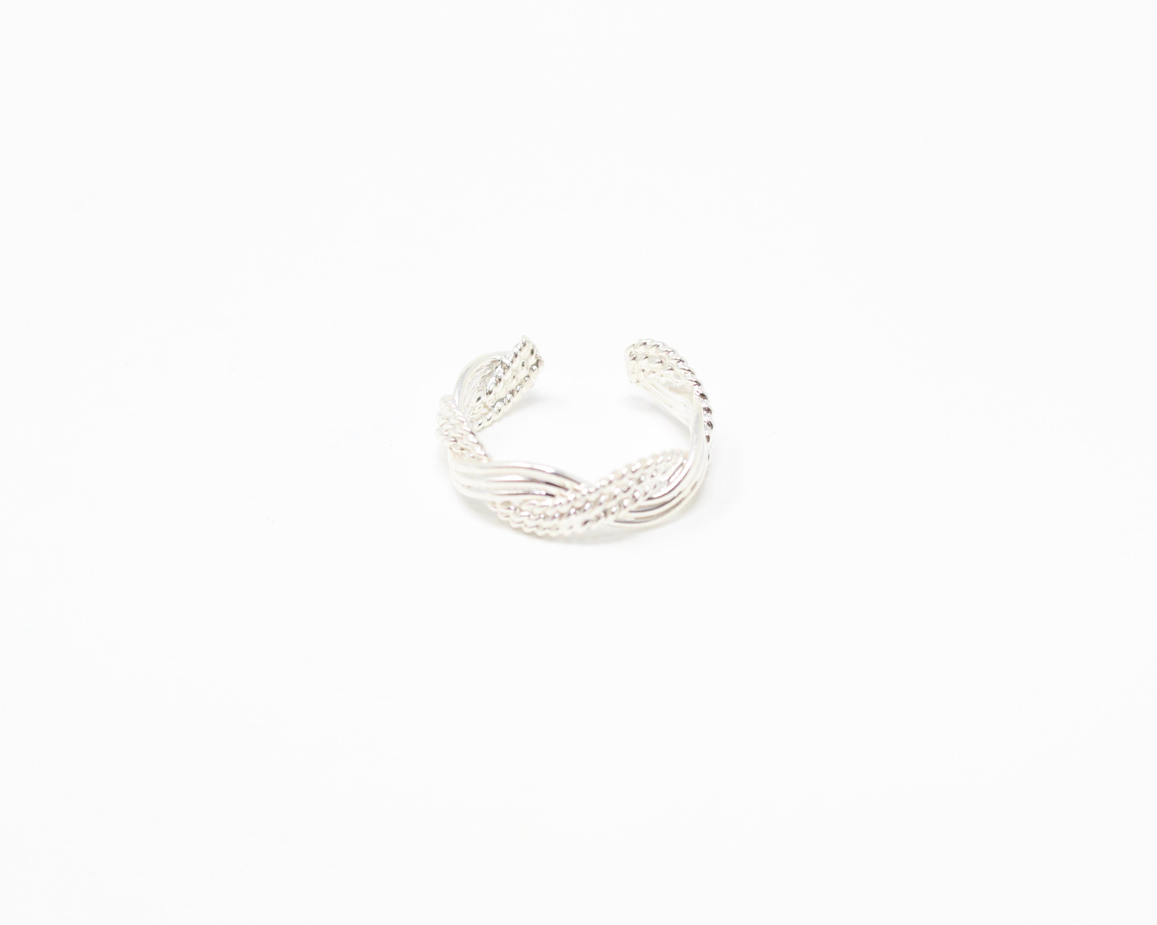 TESSA, bague orteil en argent sterling.