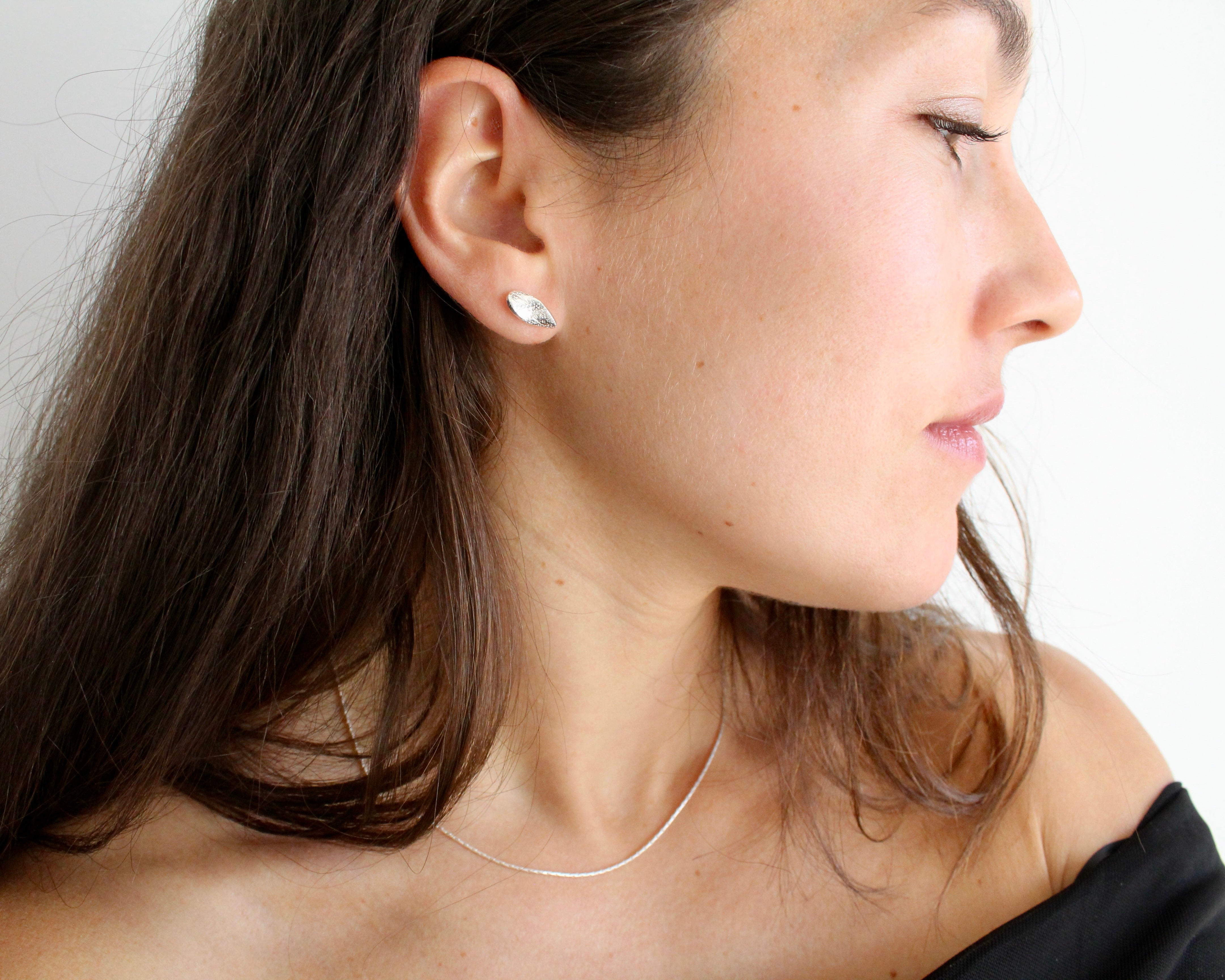 SAO, boucles d'oreilles argent.