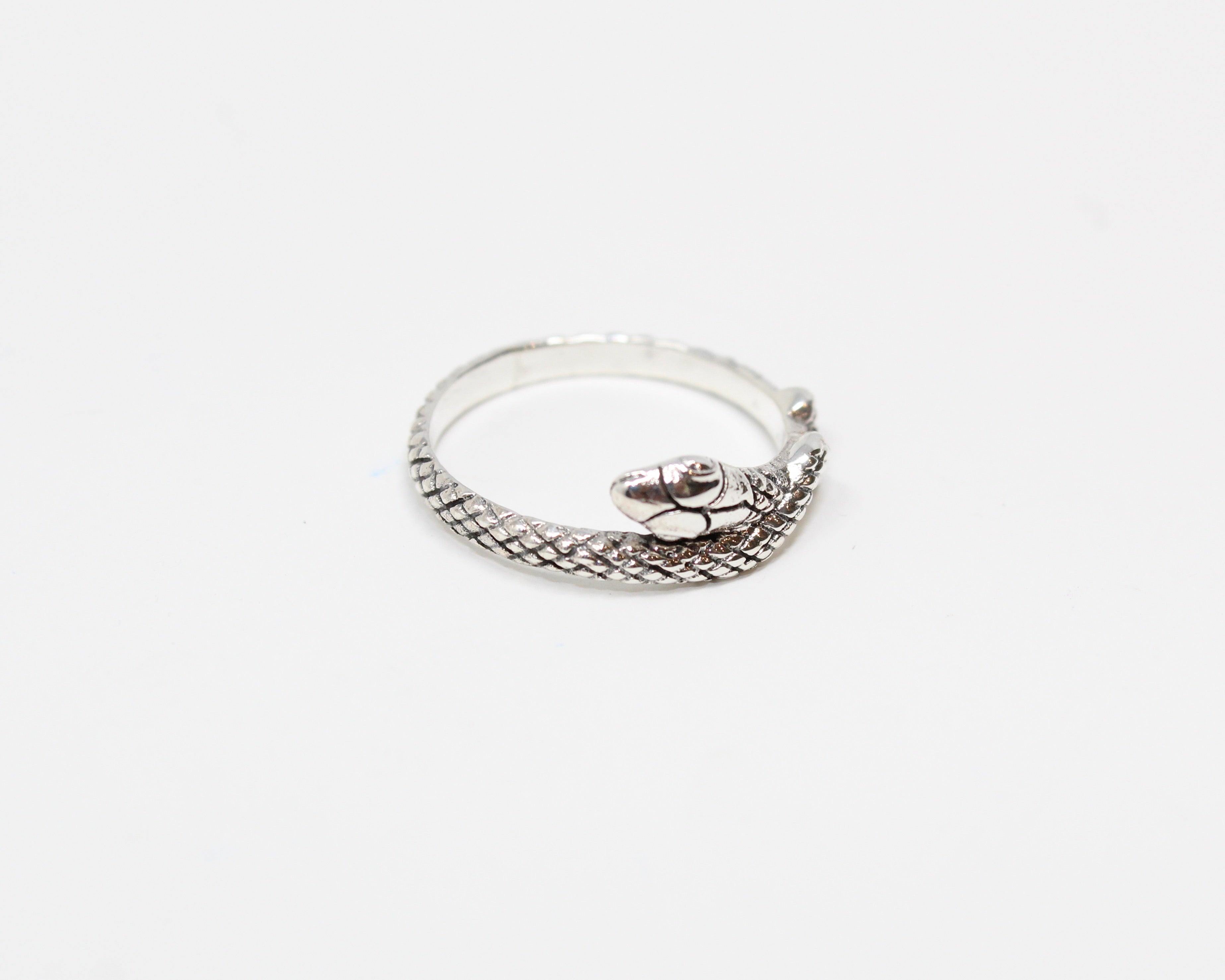 PYTHON, bague argent sterling.