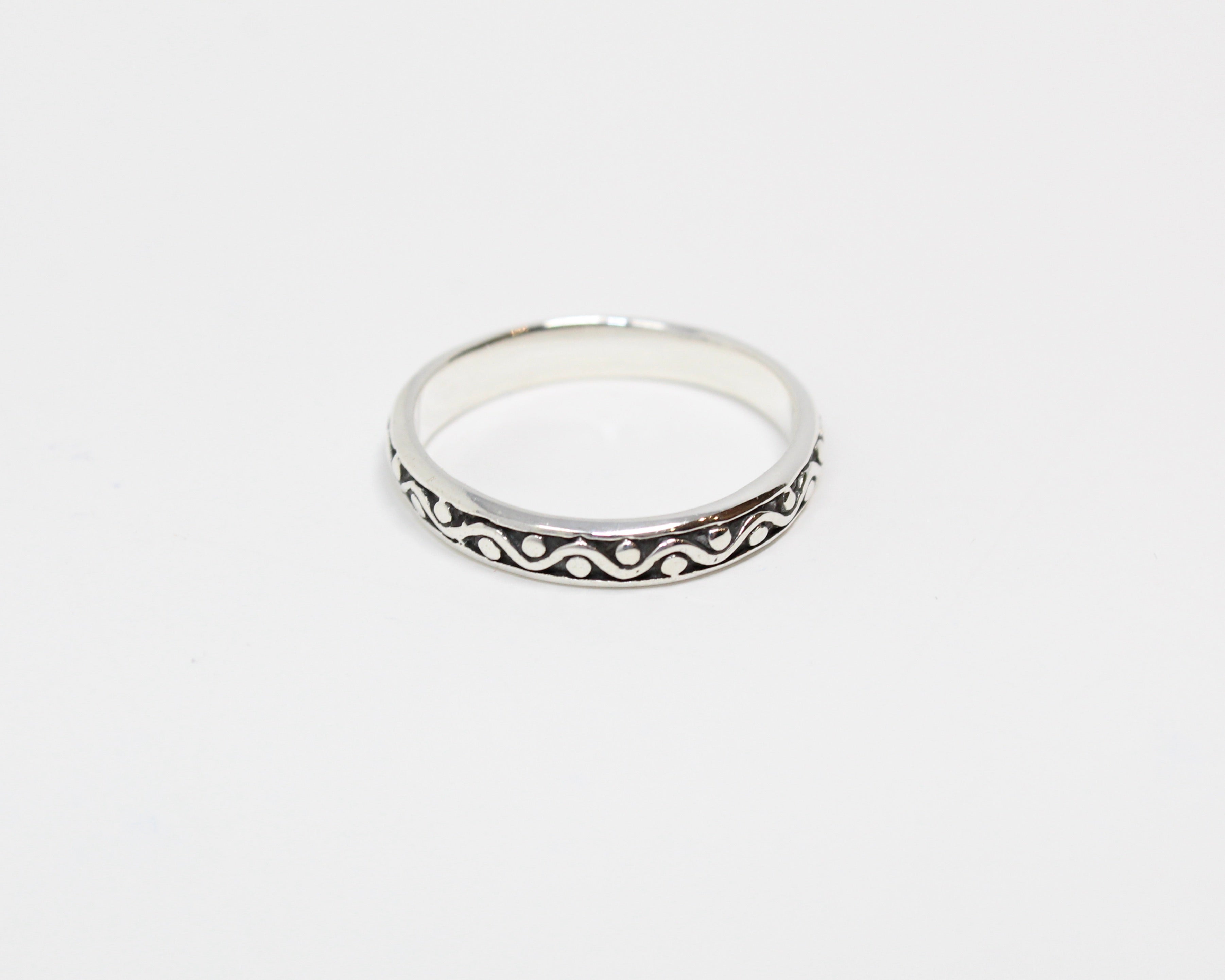 MARÉE, bague argent sterling.