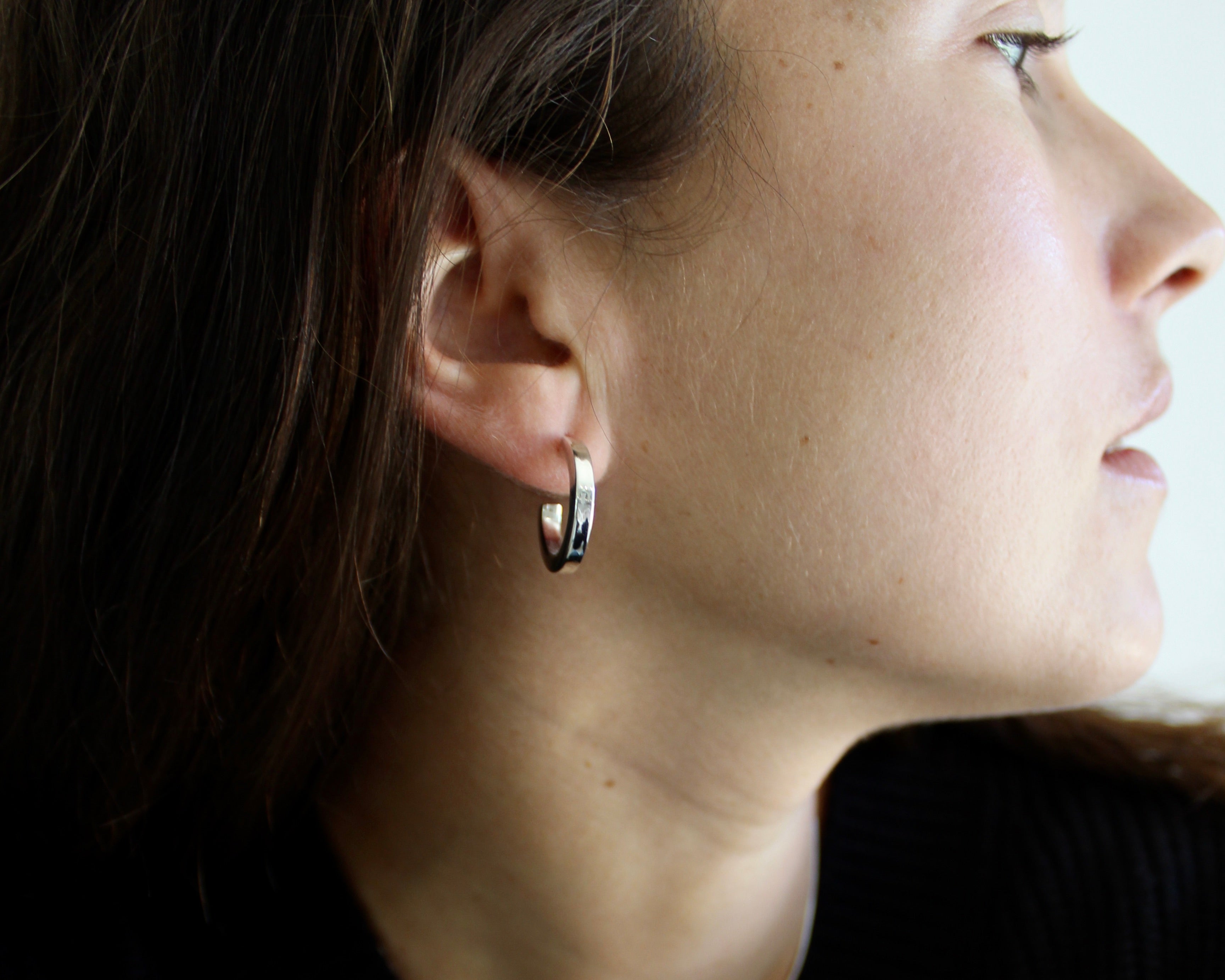 CHARLOTTE, boucles d'oreilles argent sterling.