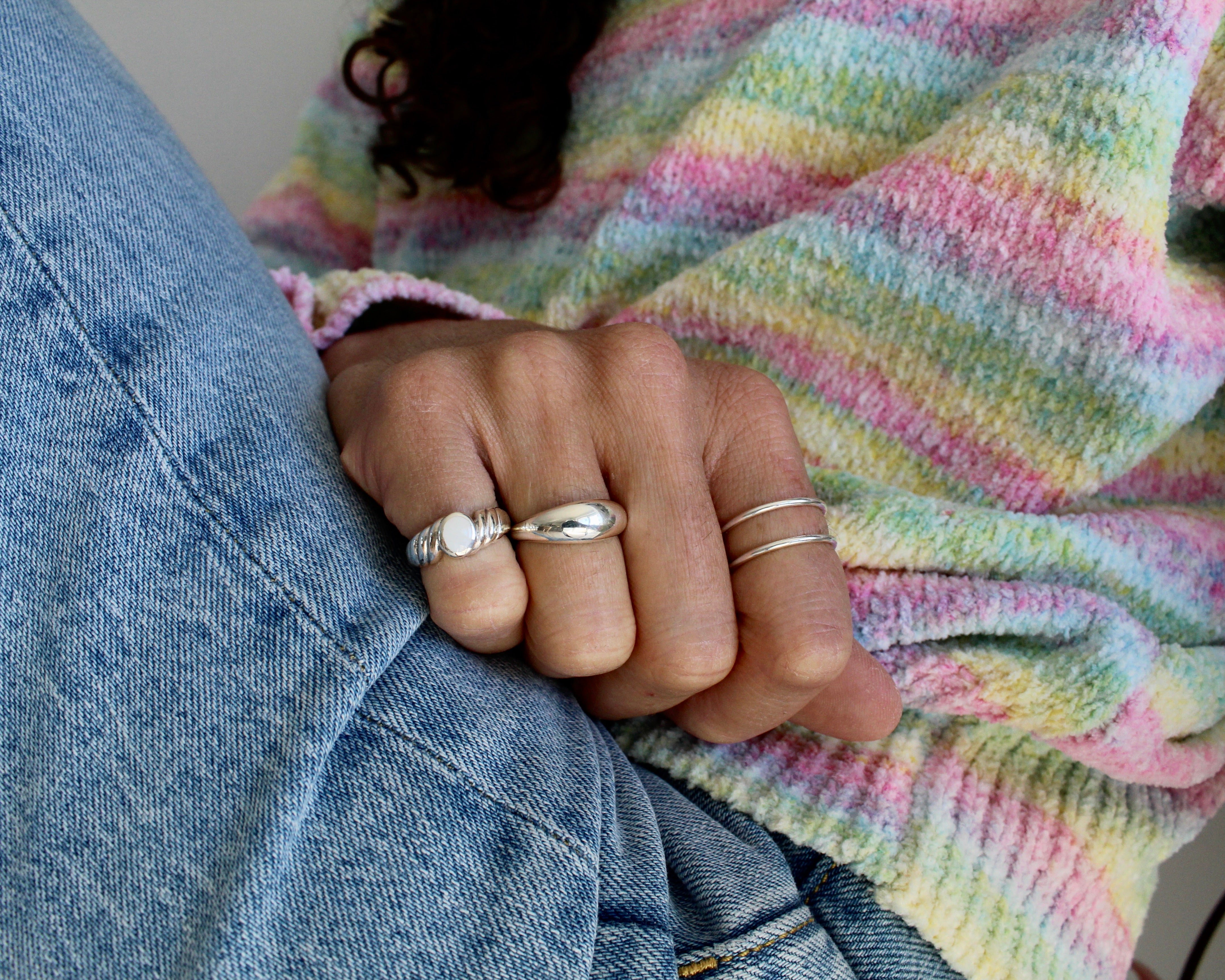 BÉA, bague argent sterling.