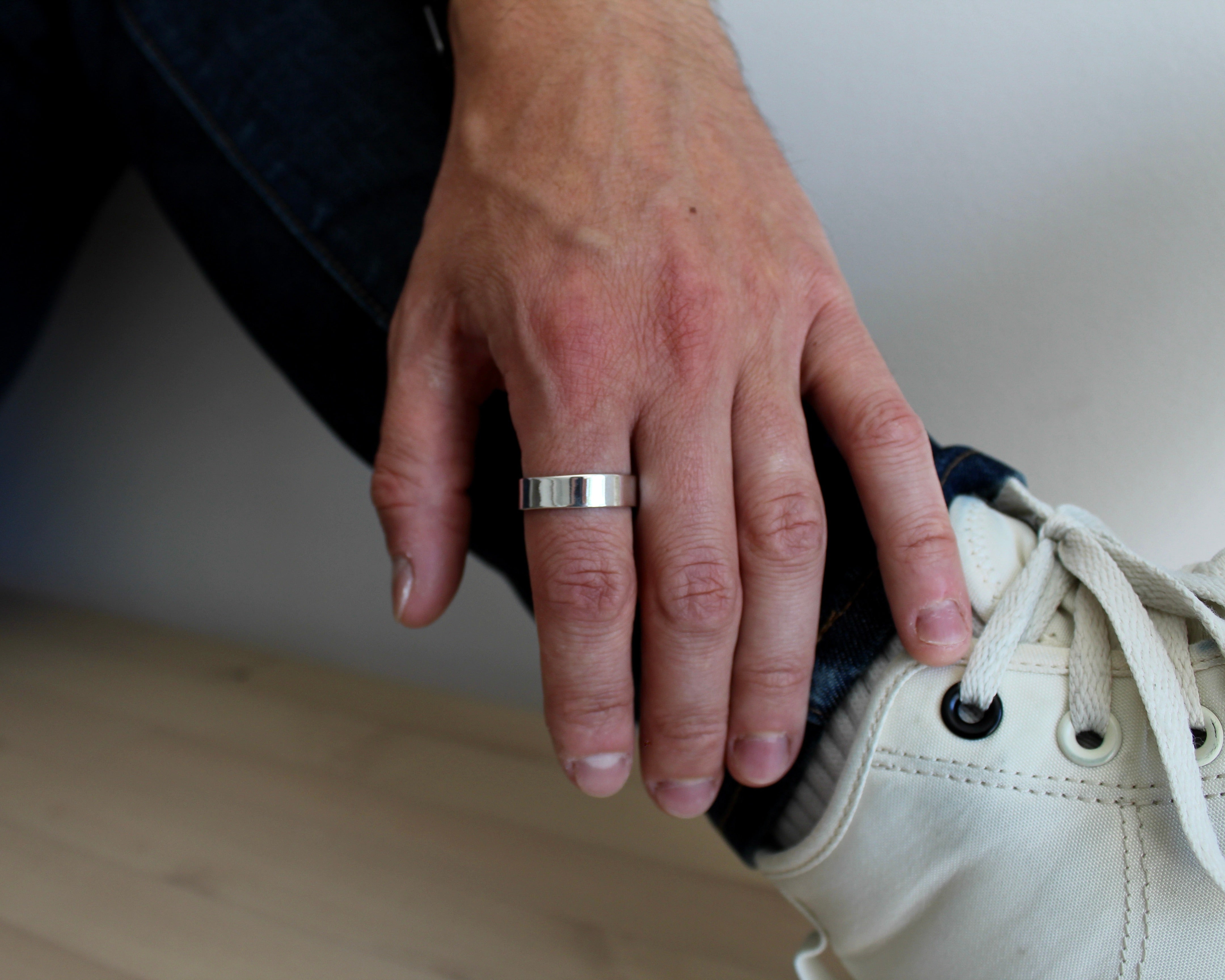 TRISTAN, bague argent sterling.