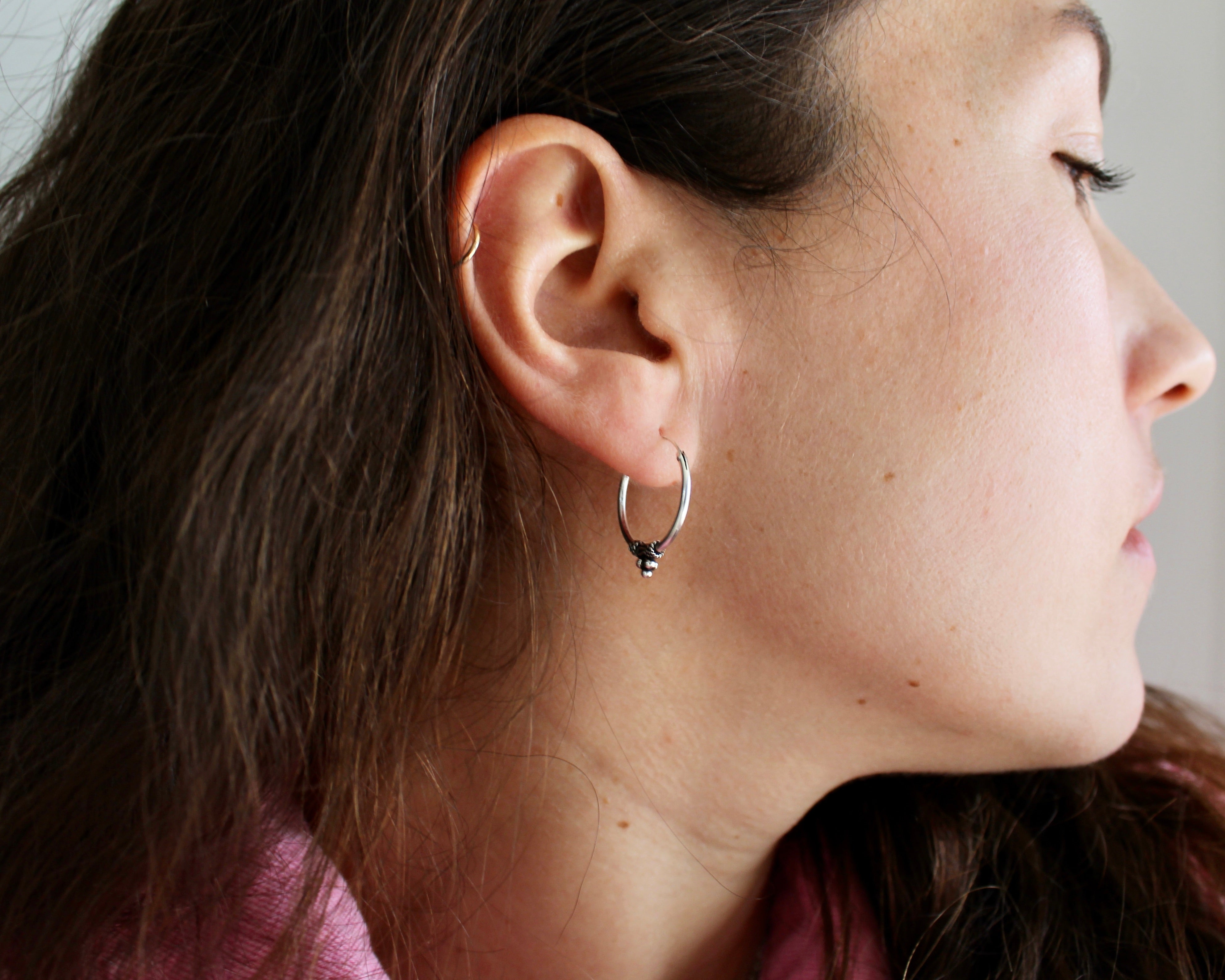 EST, anneaux argent sterling.