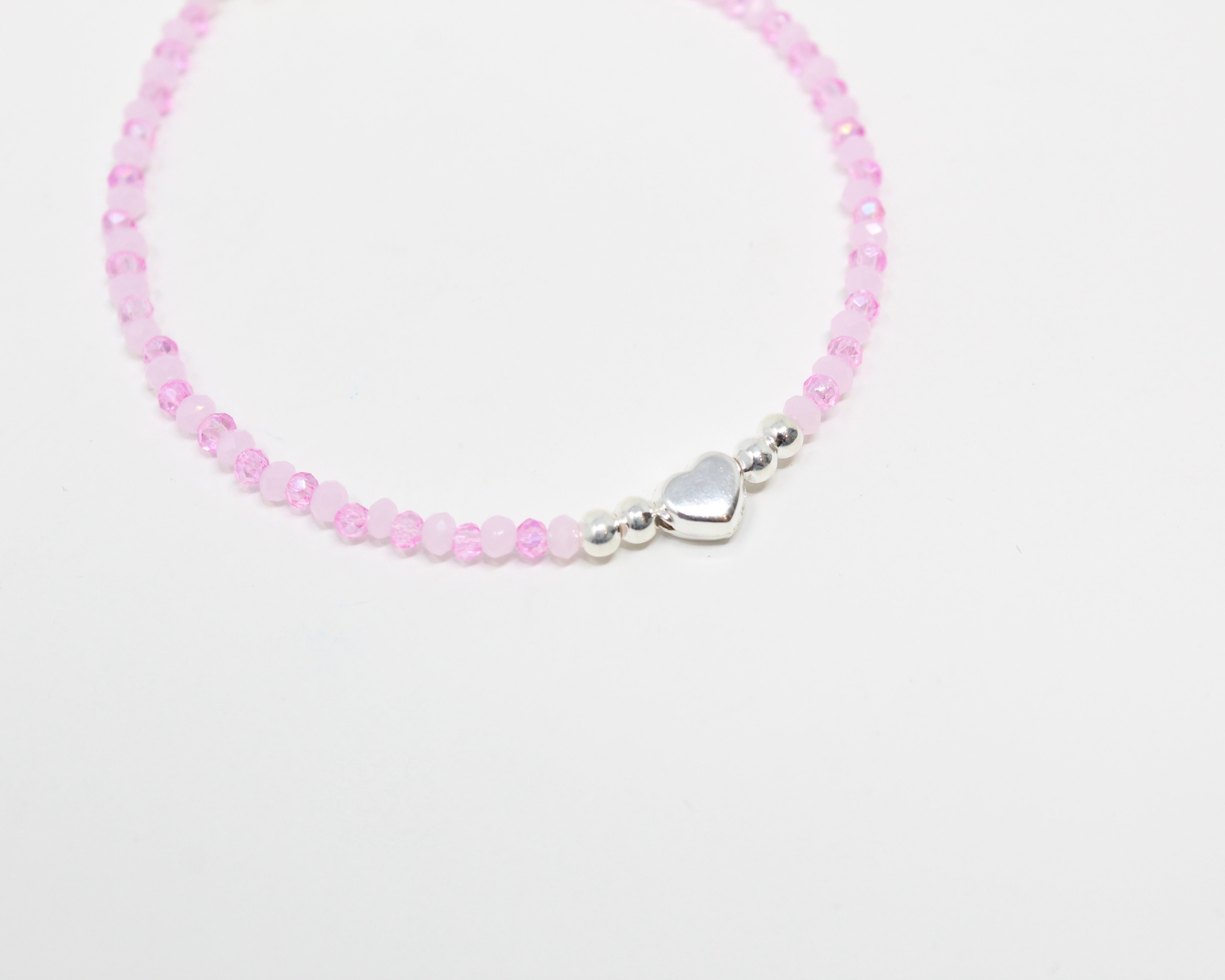 LOVE, bracelet argent sterling et billes.