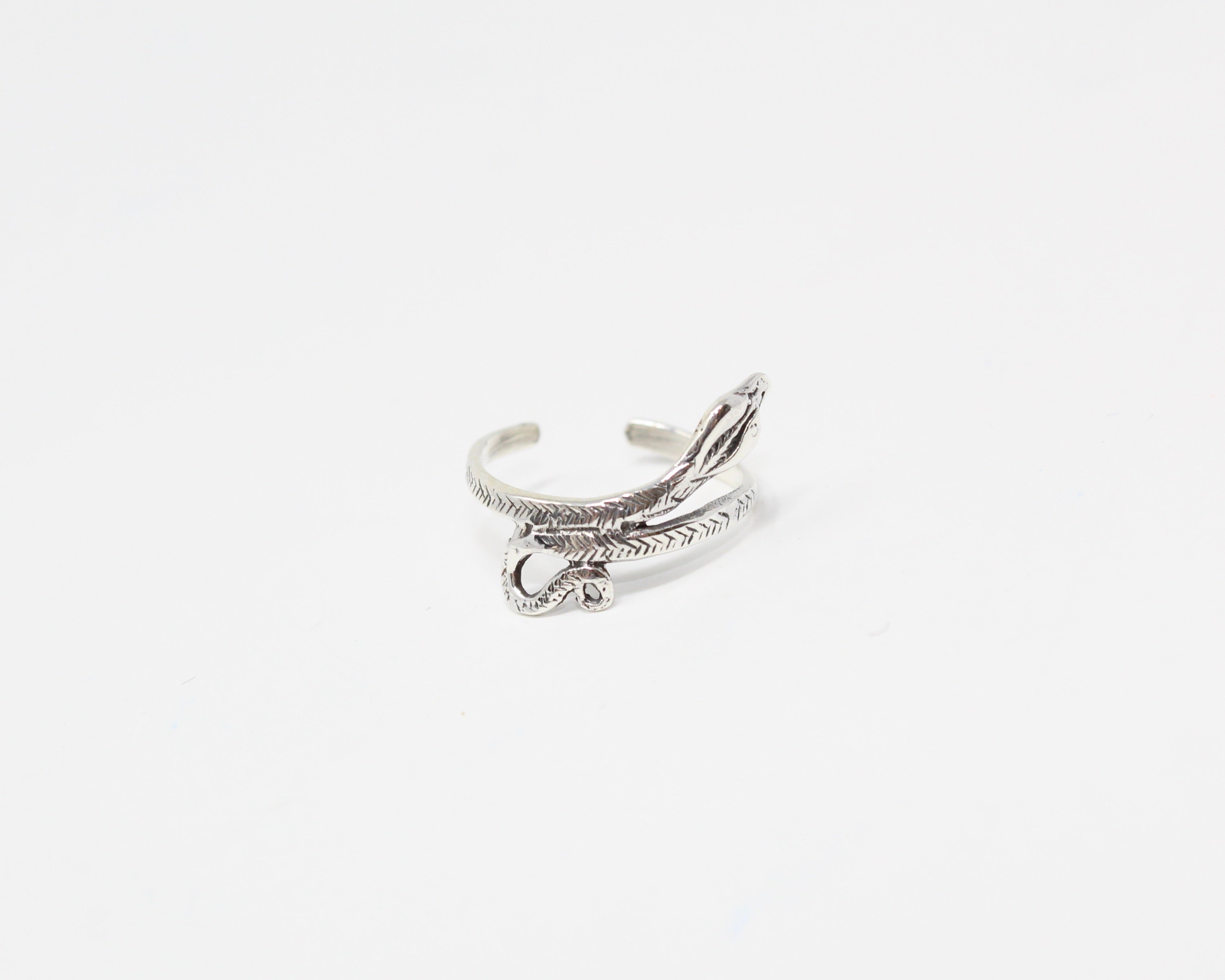 Bague orteil, argent sterling.
