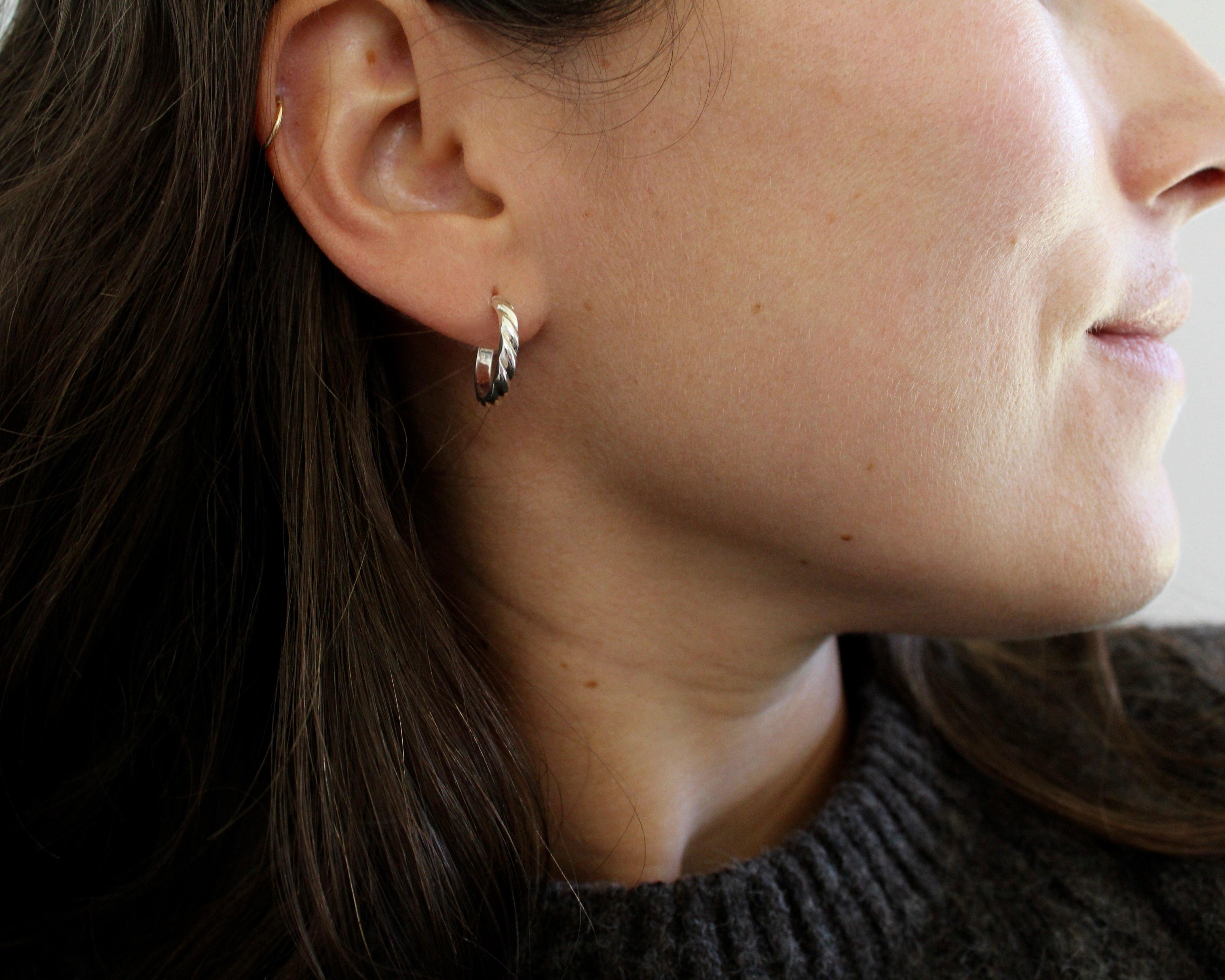 JULIETTE, boucles d'oreilles argent sterling.