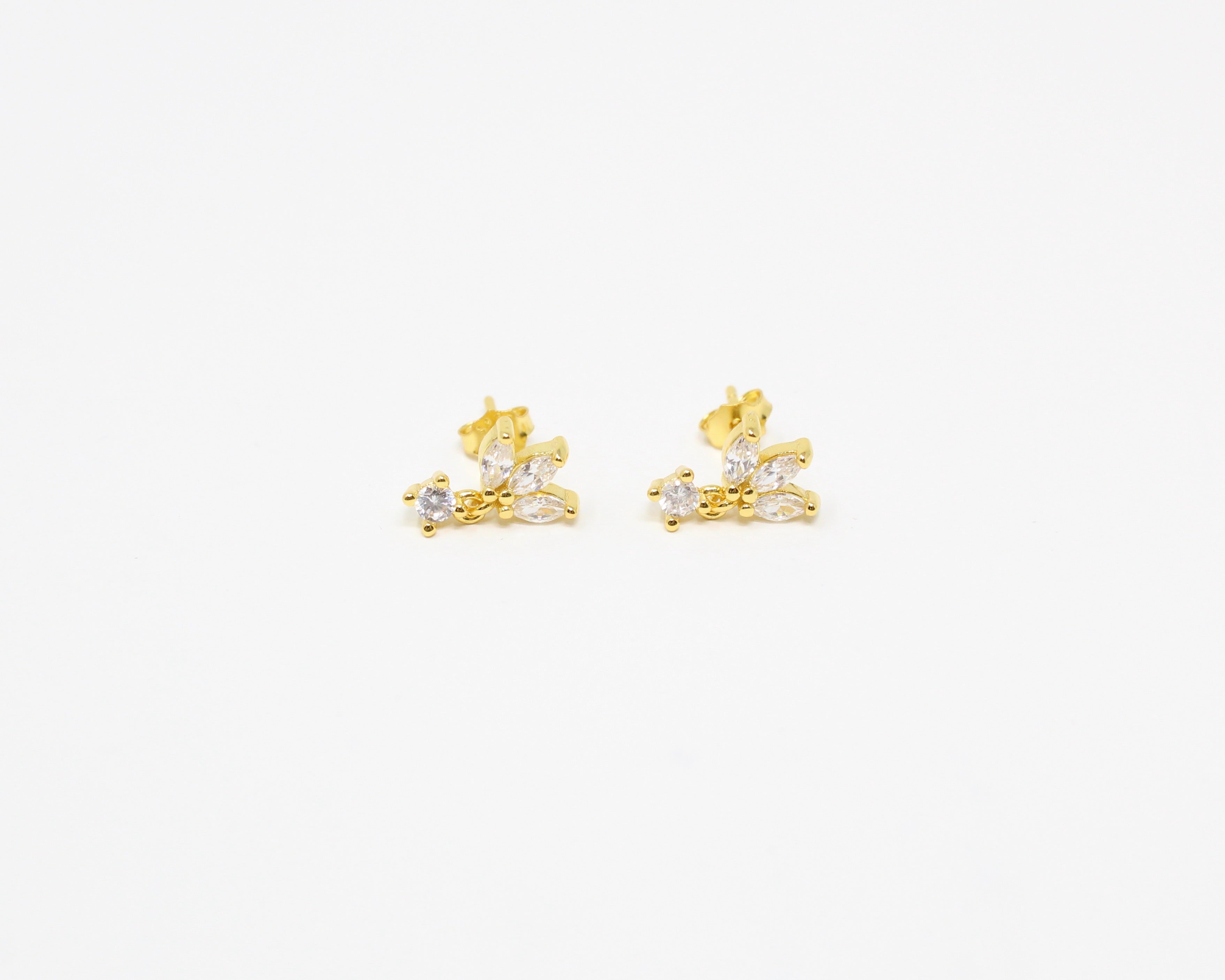 CLÉO, boucles d'oreilles, or vermeil.