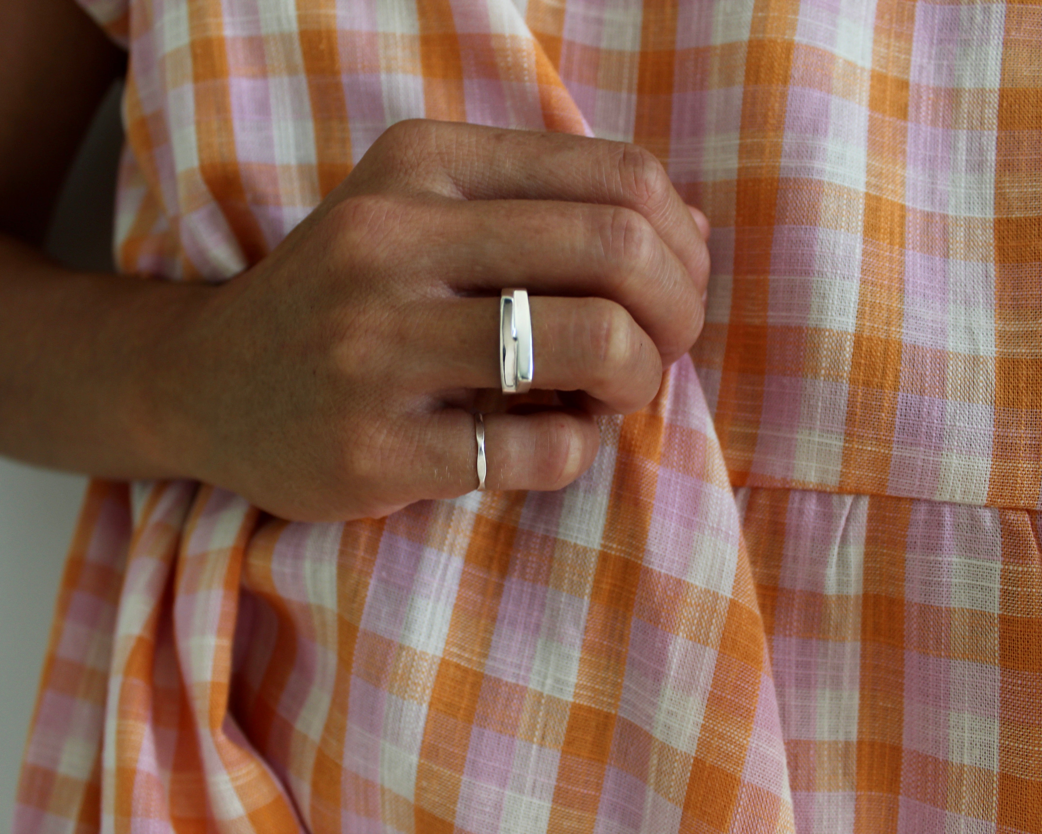 MONIQUE, bague argent sterling.