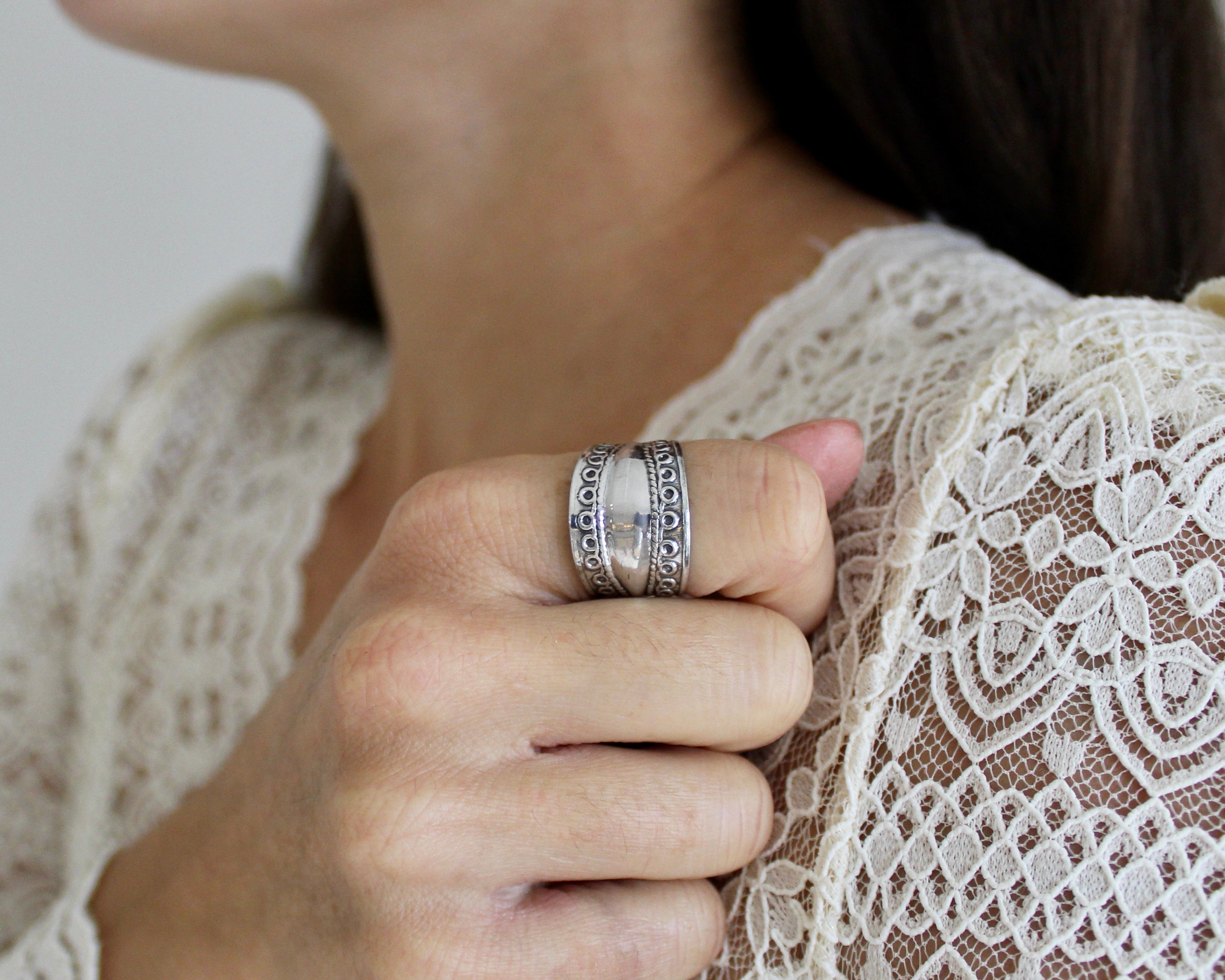 KUALA, bague argent sterling.