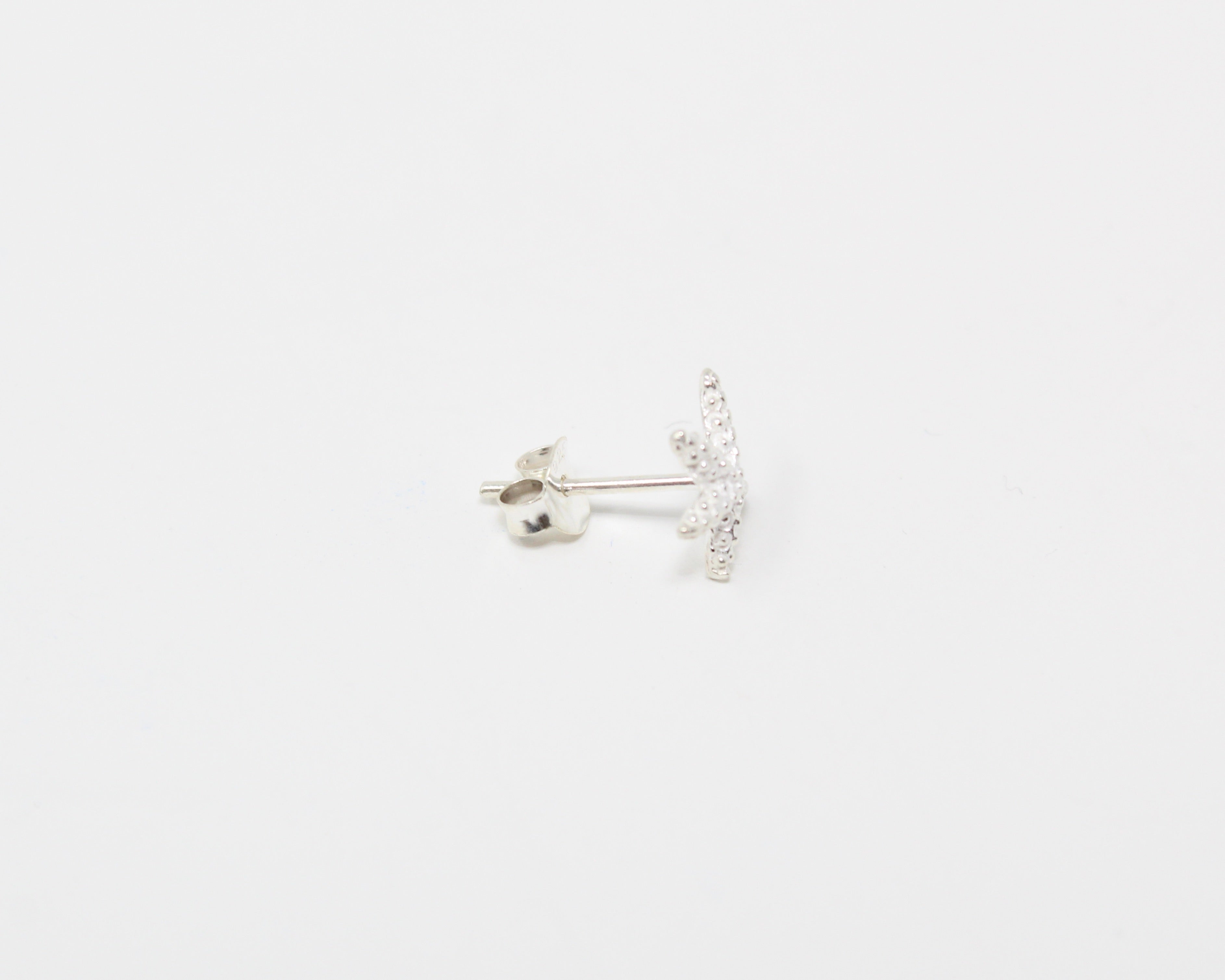 ASTÉRIE, boucles d'oreilles argent sterling.