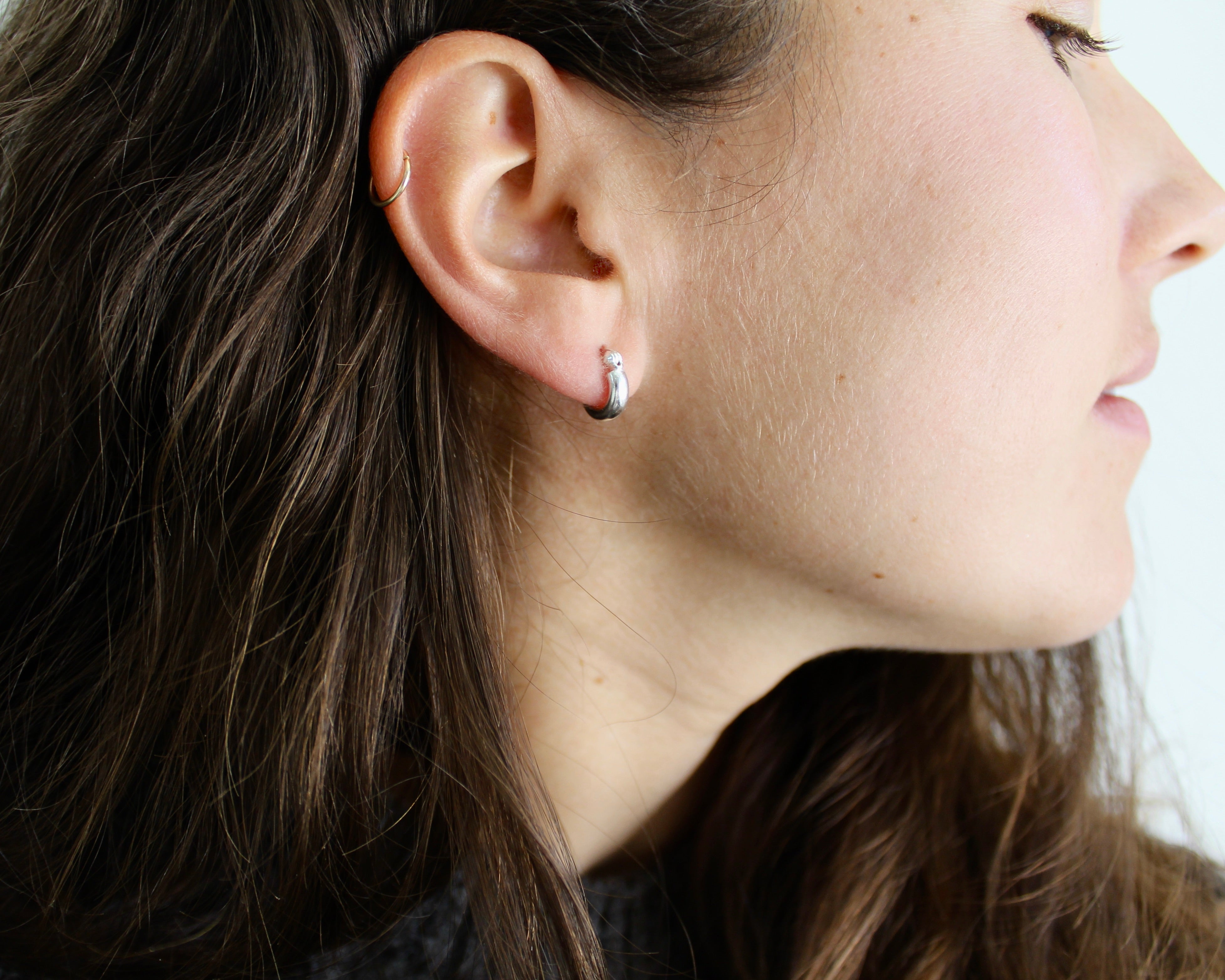 ROMY, anneaux argent sterling.