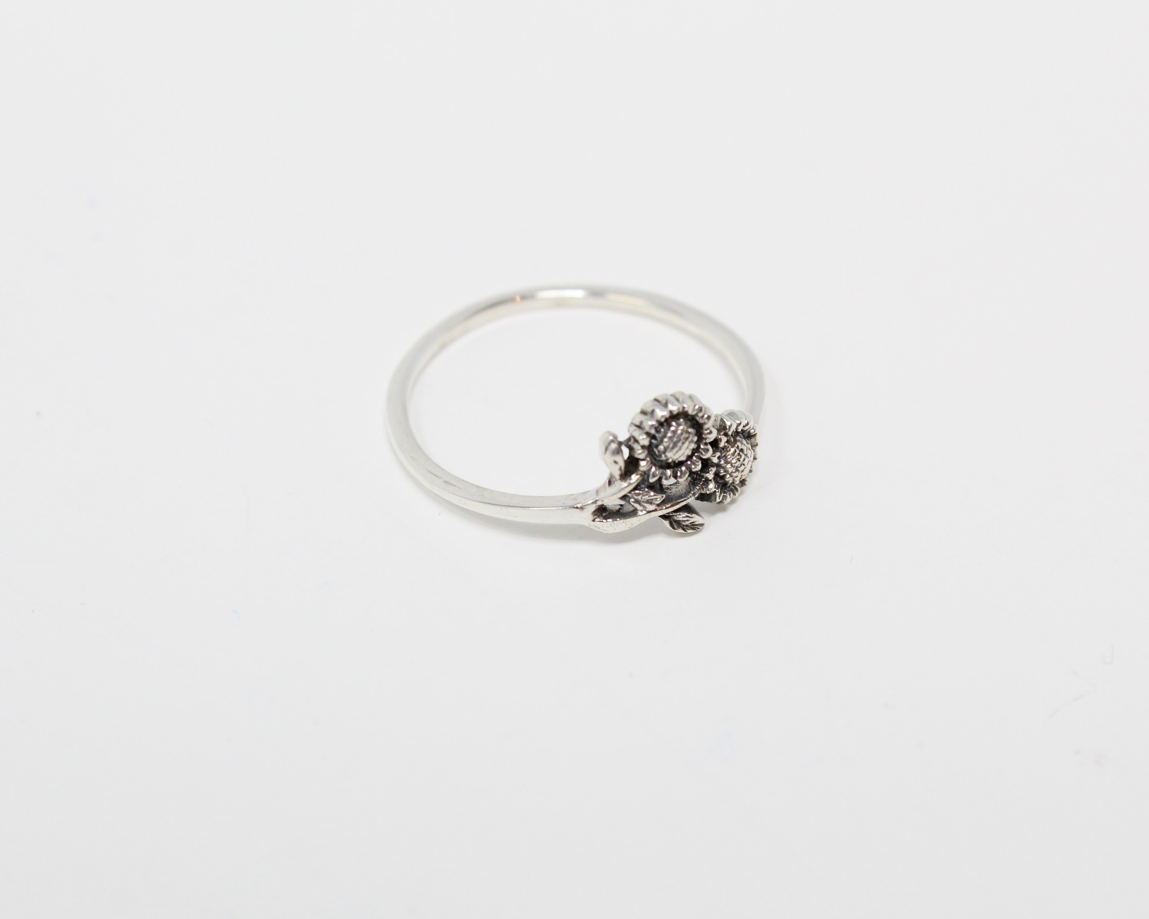TOURNESOL bague argent sterling.
