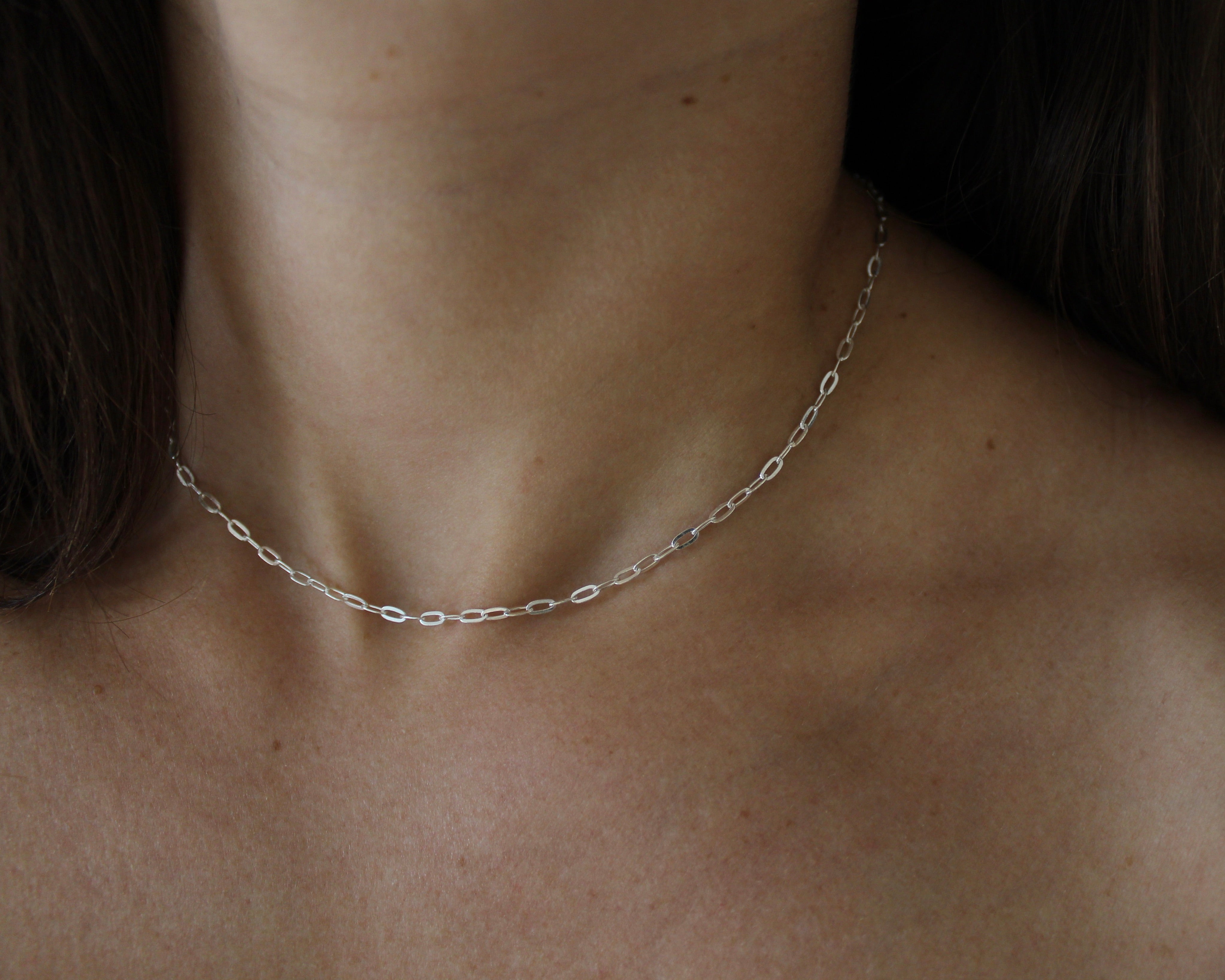 MEL, chaine argent sterling.